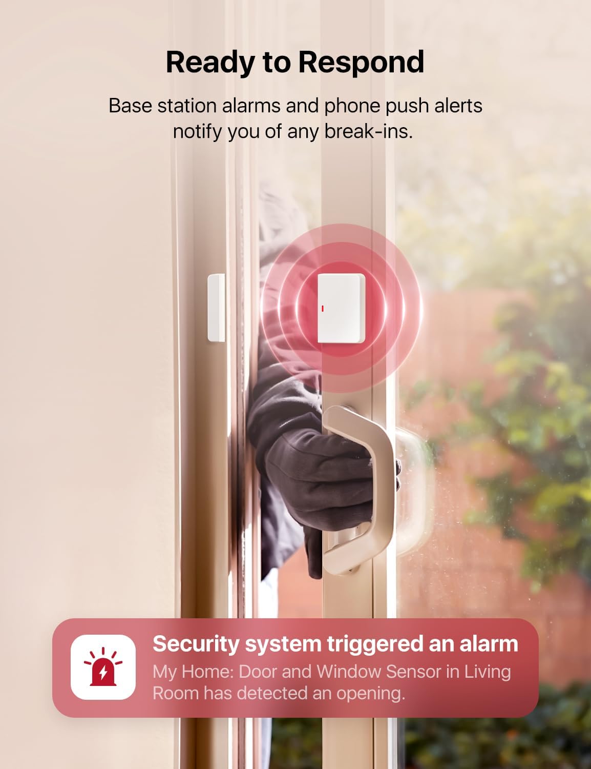 Thumbnail 4 de X-Sense AS08 smart home wireless security kit with Alexa, app alerts and 100 dB base station