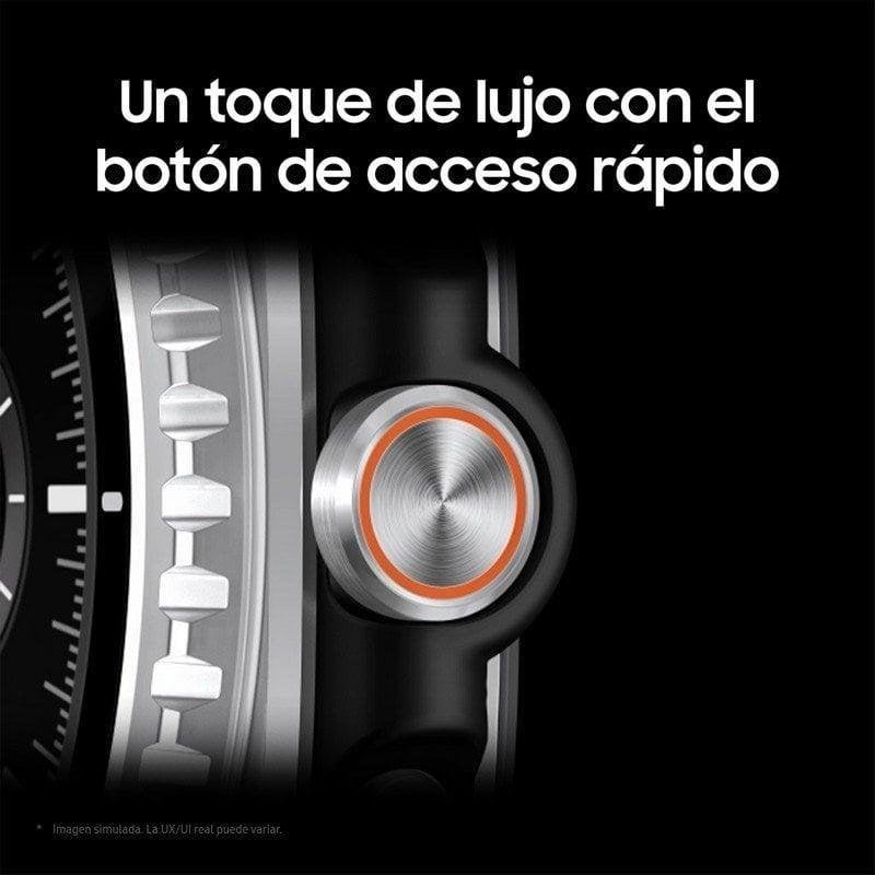 Detalle de Samsung Galaxy Watch8 Classic LTE 46mm: smartwatch premium con salud avanzada y conectividad total