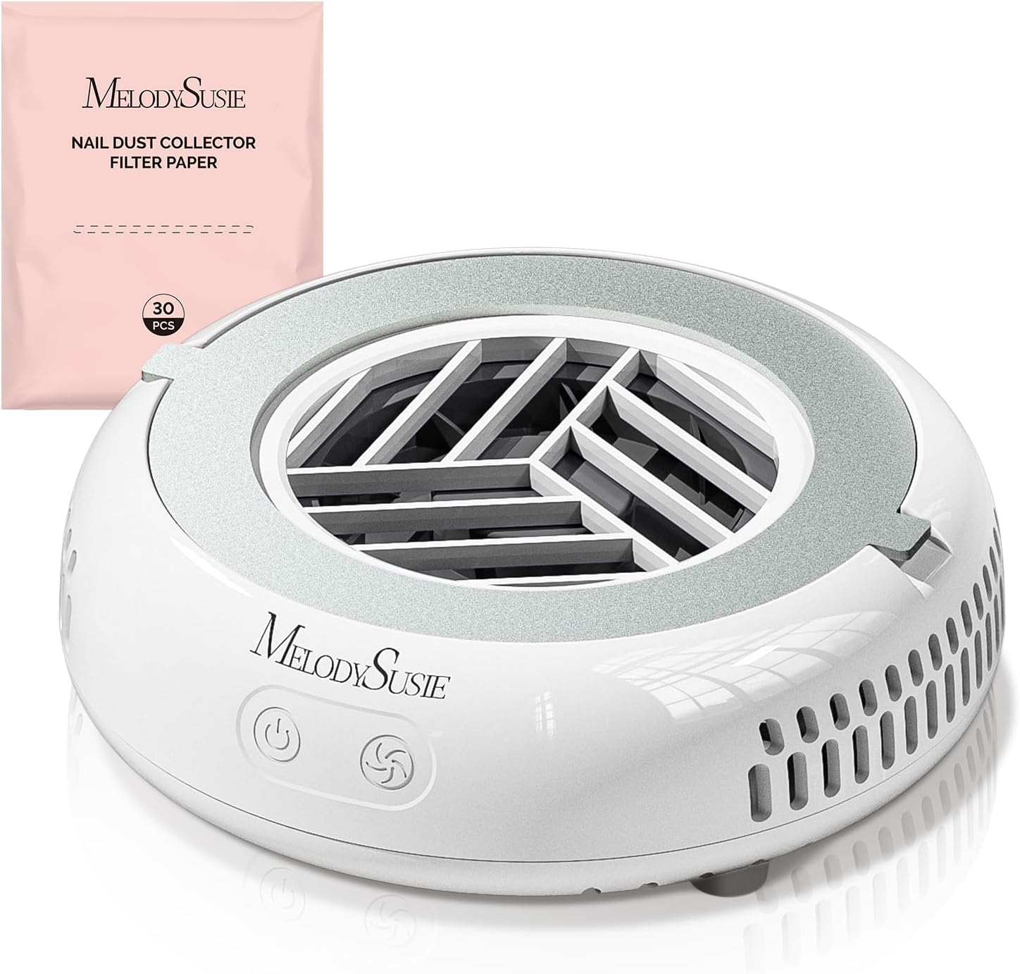 Detalle de MelodySusie PocketSized Mini Nail Dust Collector (HProA, 6000 RPM) for Beginner & Home Use