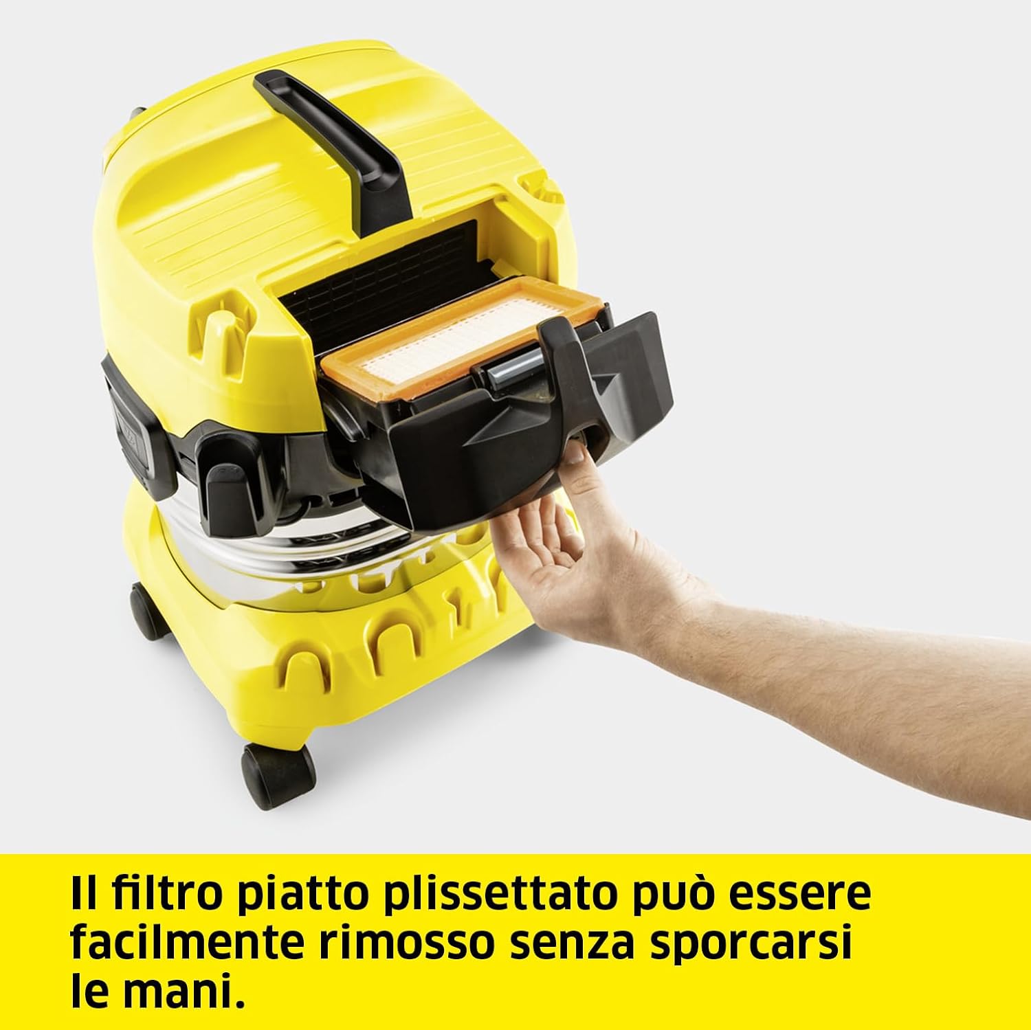 Thumbnail 6 de KÄRCHER WD 4 S: aspiratore solidi e liquidi da 1000 W con contenitore in acciaio da 20 l e funzione soffiante