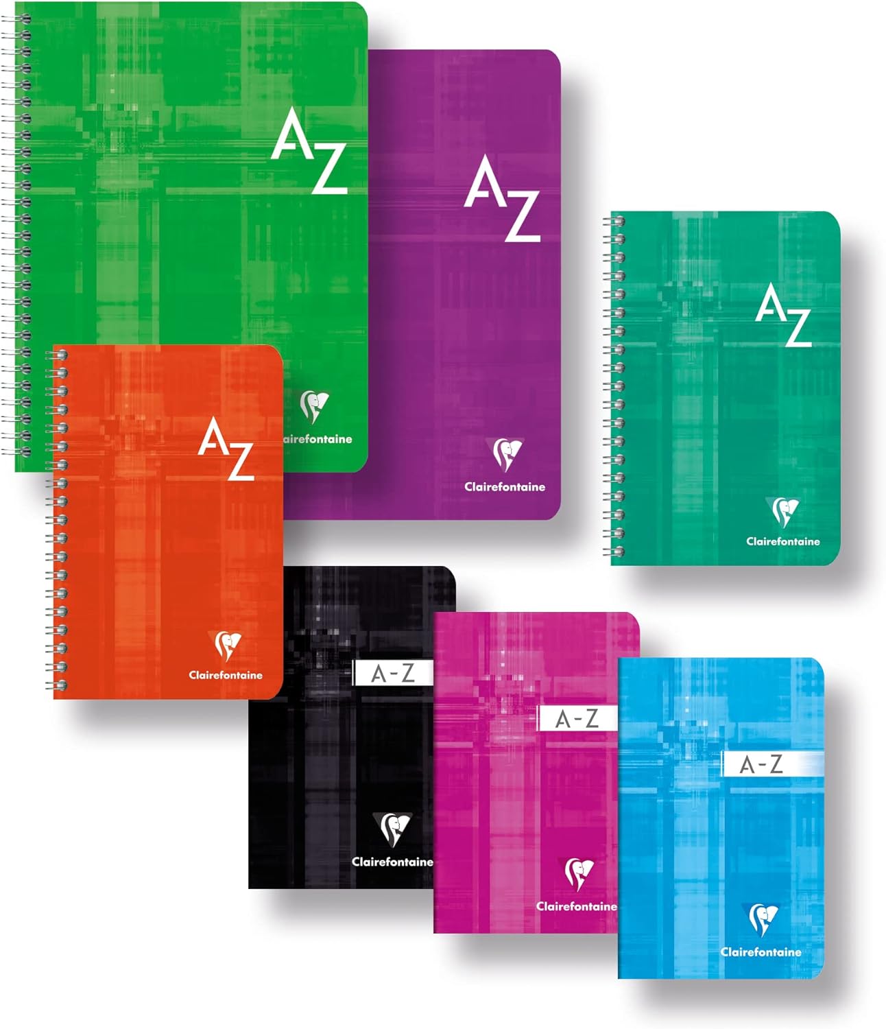 Thumbnail 3 de Clairefontaine 3748C – Lot de 5 Répertoires Agrafés 17x22 cm, 96 pages, papier 90 g, couverture pelliculée