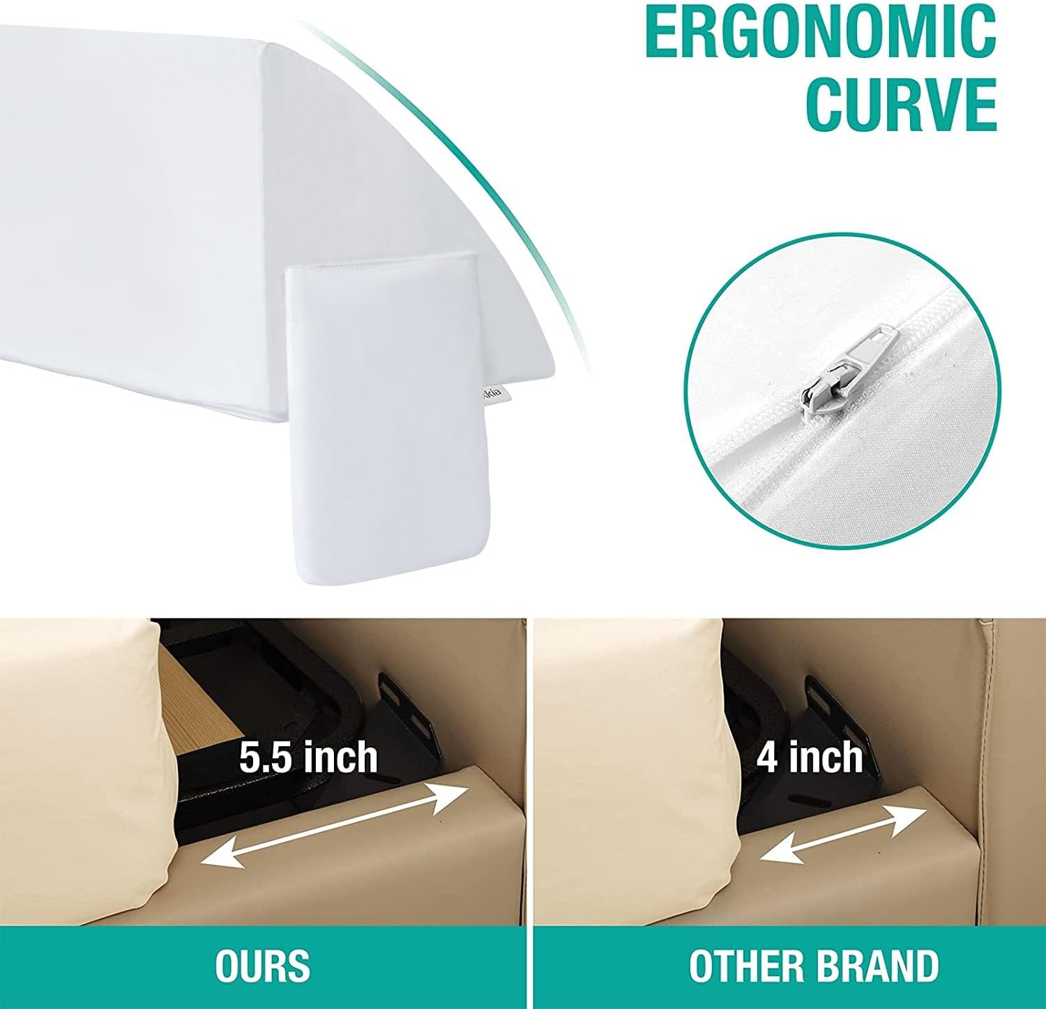 Thumbnail 2 de Vekkia King Bed Wedge Pillow