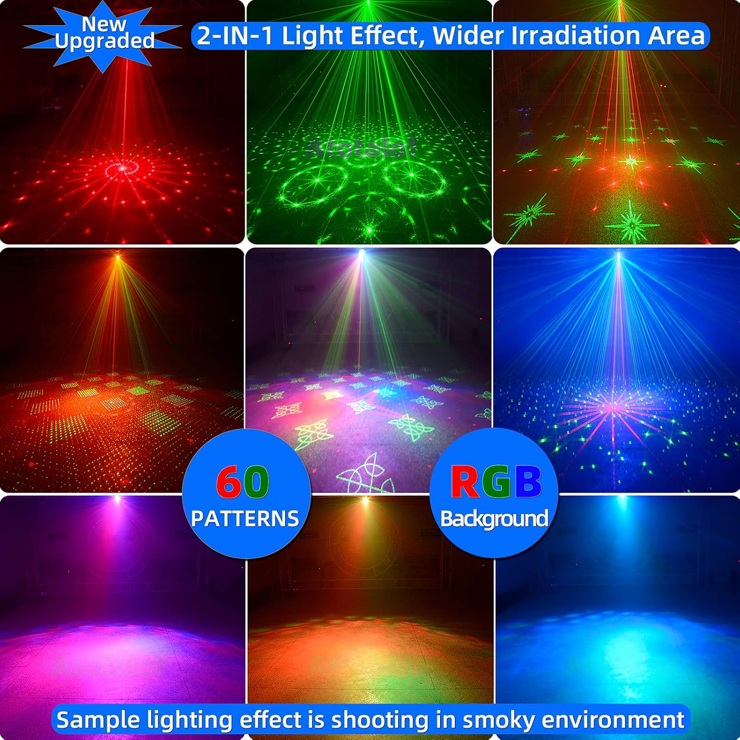 Thumbnail 2 de Mini Disco Ball DJ Light 500 sq ft 🎉