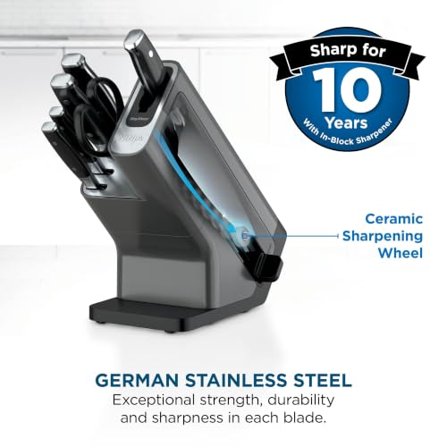 Detalle de Ninja Knife Block Set, Stainless Steel