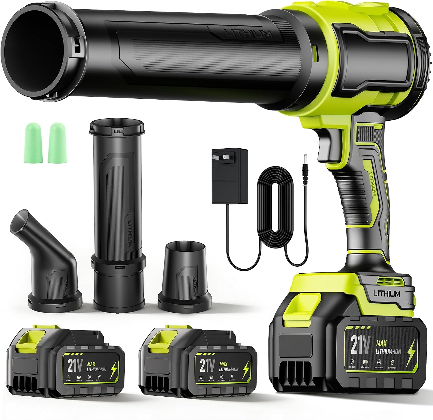 Detalle de Wanvzo Cordless Leaf Blower, 21V