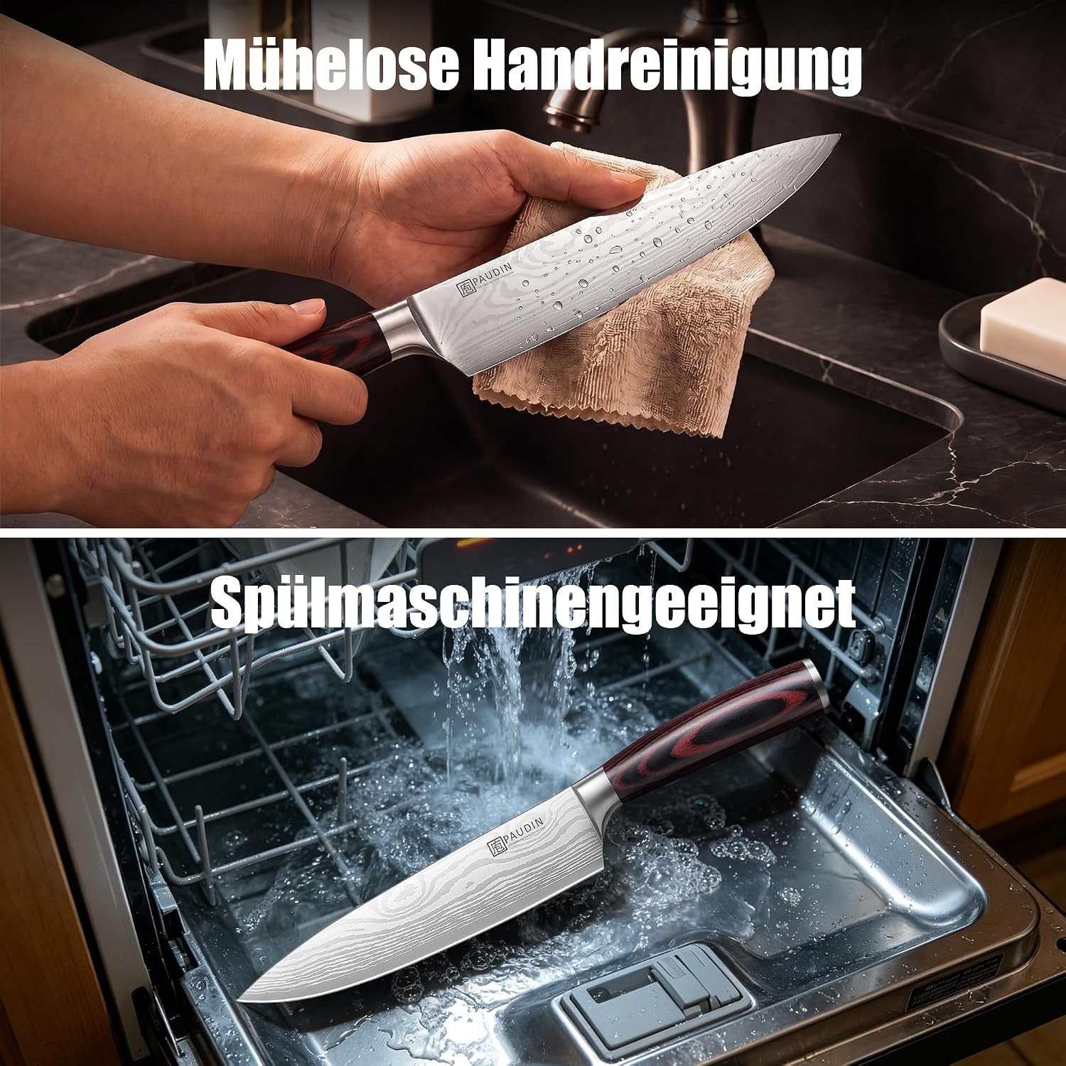 Thumbnail 6 de PAUDIN Kochmesser 20 cm Profi Küchenmesser