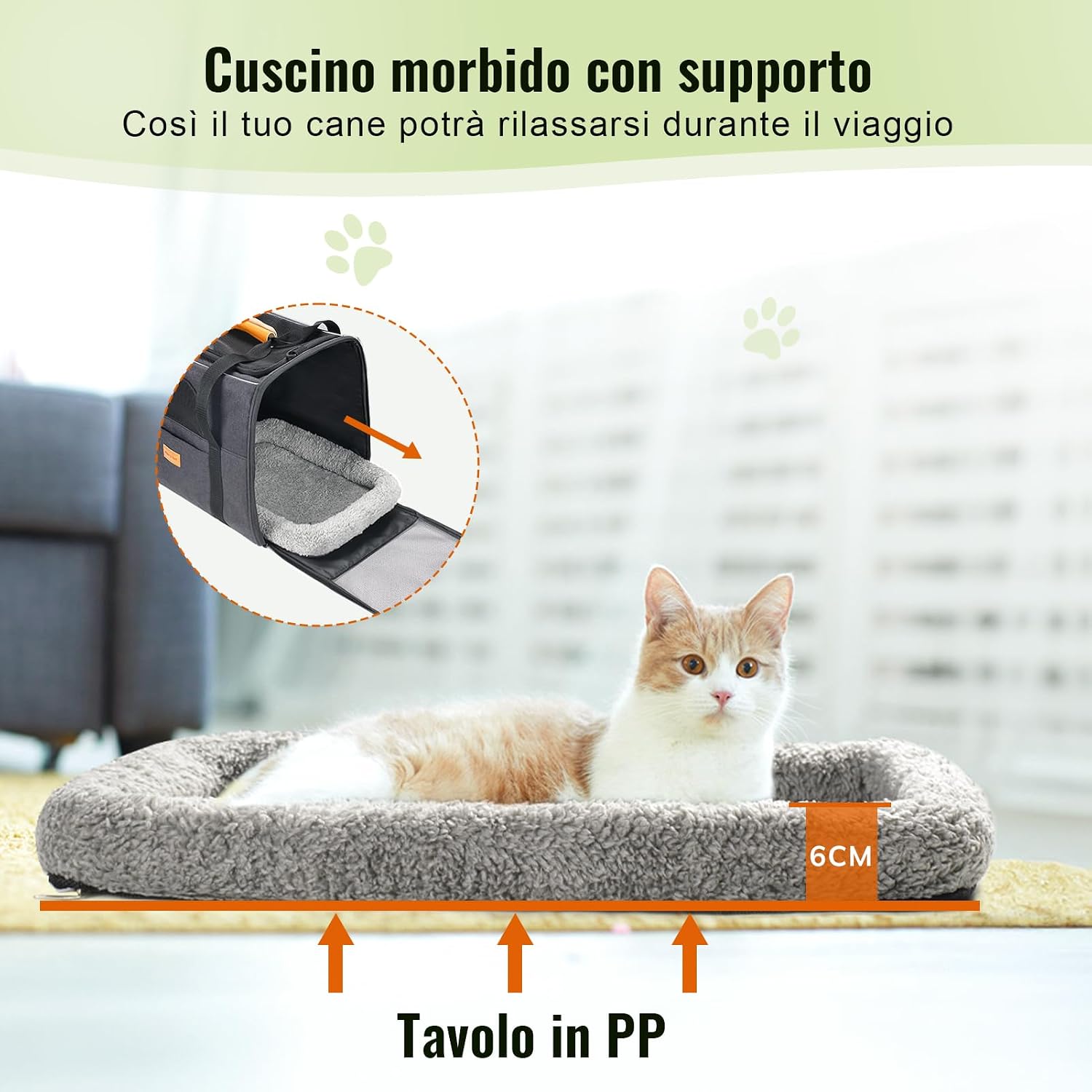 Thumbnail 4 de Morpilot Gabbietta morbida 44x31x34 cm per animali