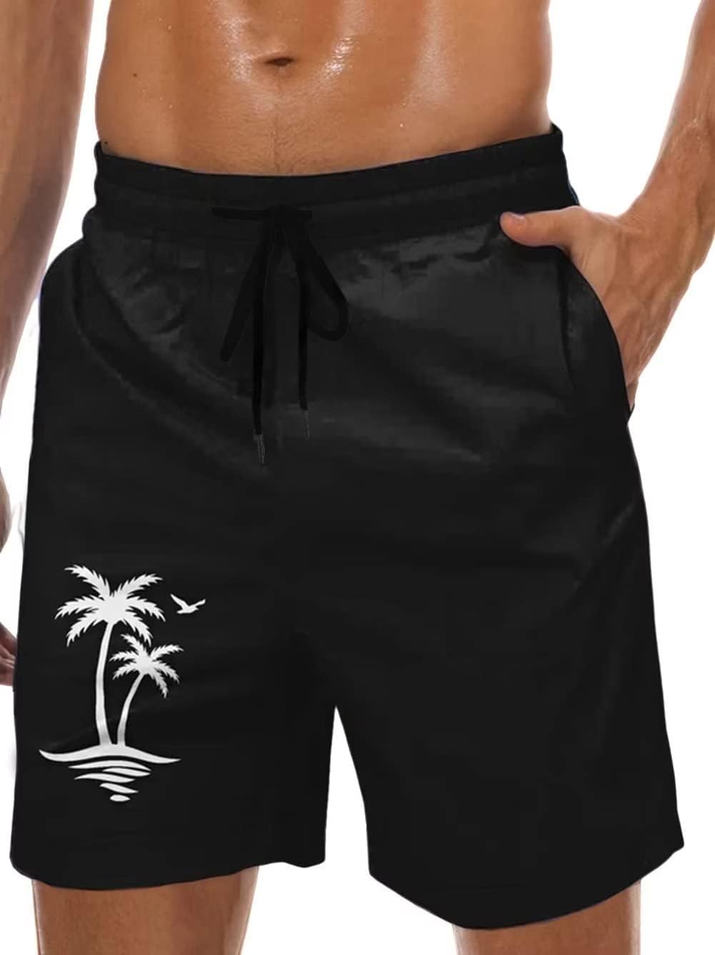 Detalle de Men's Swim Trunks 3XL Hawaiian