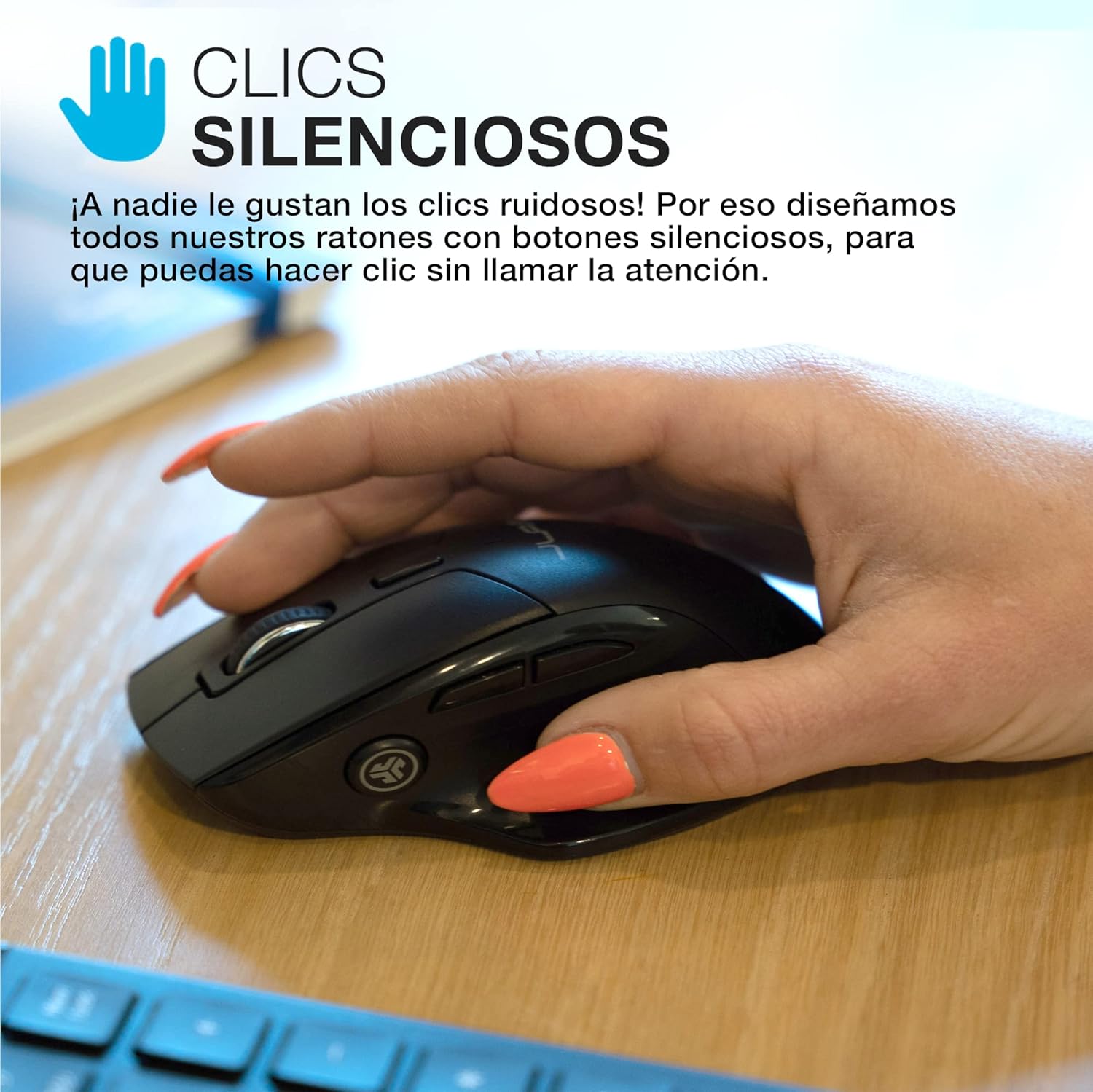 Thumbnail 4 de JLab Jbuds Ratón Inalámbrico Ergonómico y Multidispositivo 🖱