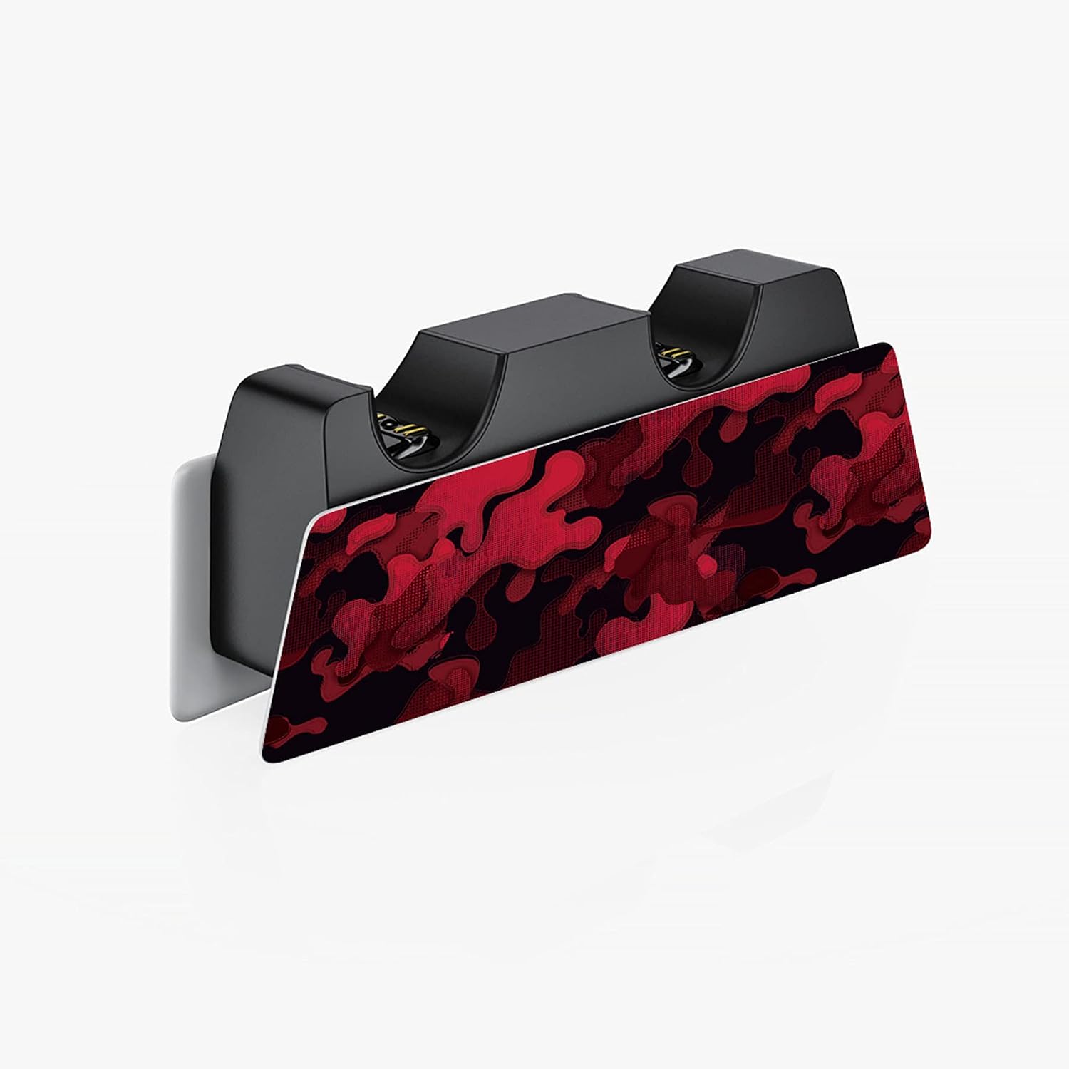 Thumbnail 3 de PlayVital Black Red Camouflage Full Set Skin Decal for PS5 Console Disc Edition