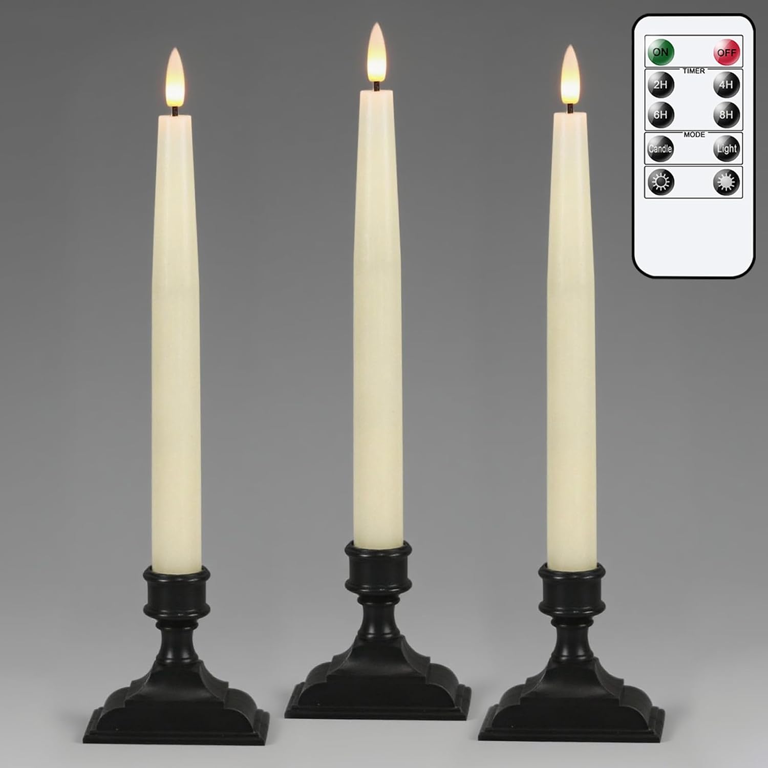 Detalle de GenSwin Window Candles, Real Wax