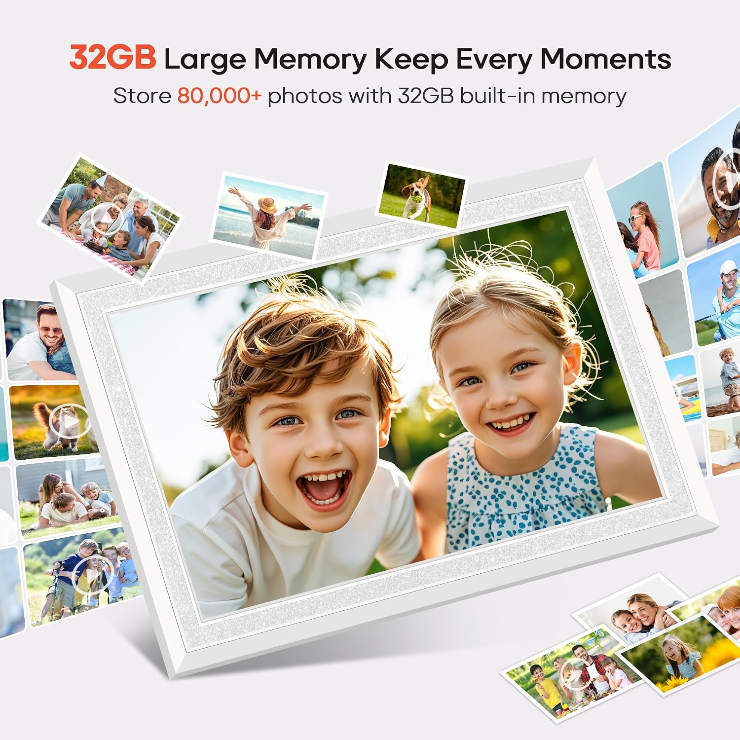 Thumbnail 2 de Frameo 10.1" Digital Picture Frame 32GB