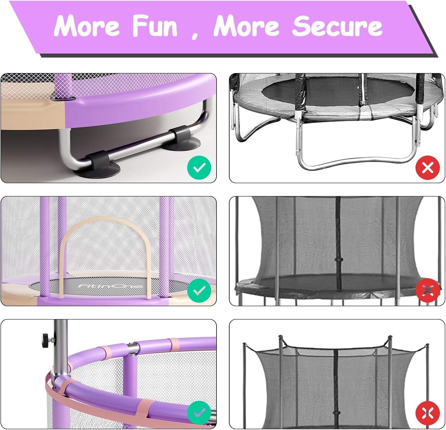 Thumbnail 6 de FitinOne 55-Inch Toddler Trampoline