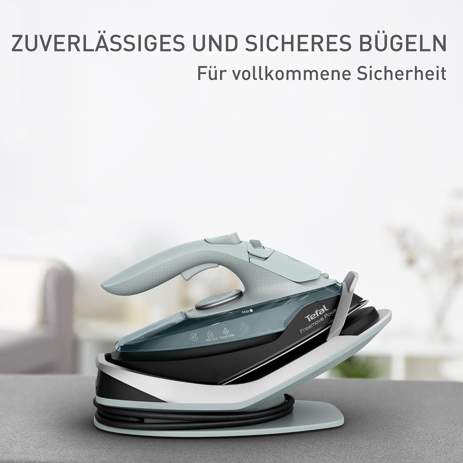Thumbnail 5 de Tefal Freemove Power FV6670E0 kabelloses Dampfbügeleisen mit kratzfester Keramik-Bügelsohle