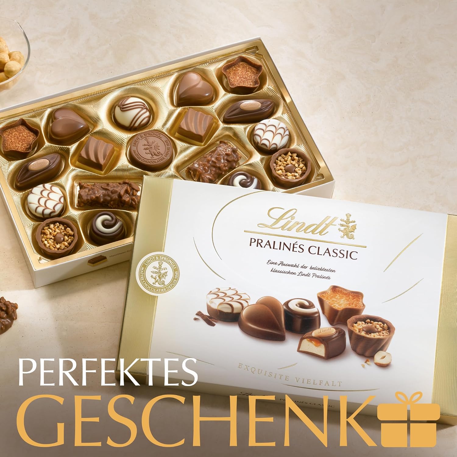 Detalle de Lindt Pralinés Classic Schachtel 200 g