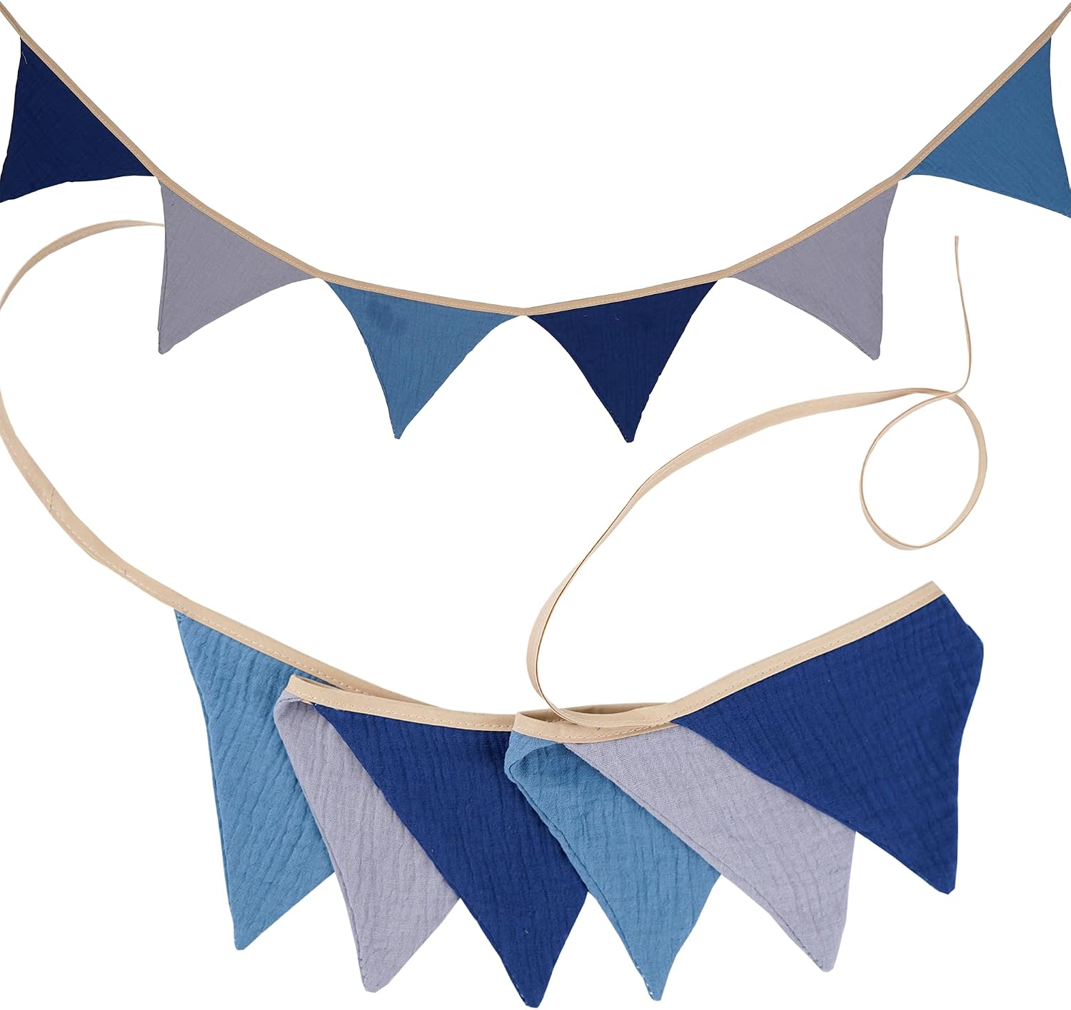 Thumbnail 6 de G2PLUS Muslin Bunting 12pc Nursery Banner