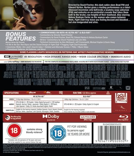 Thumbnail 5 de Fight Club 4K Ultra HD/Blu-ray [Region Free] – Walt Disney