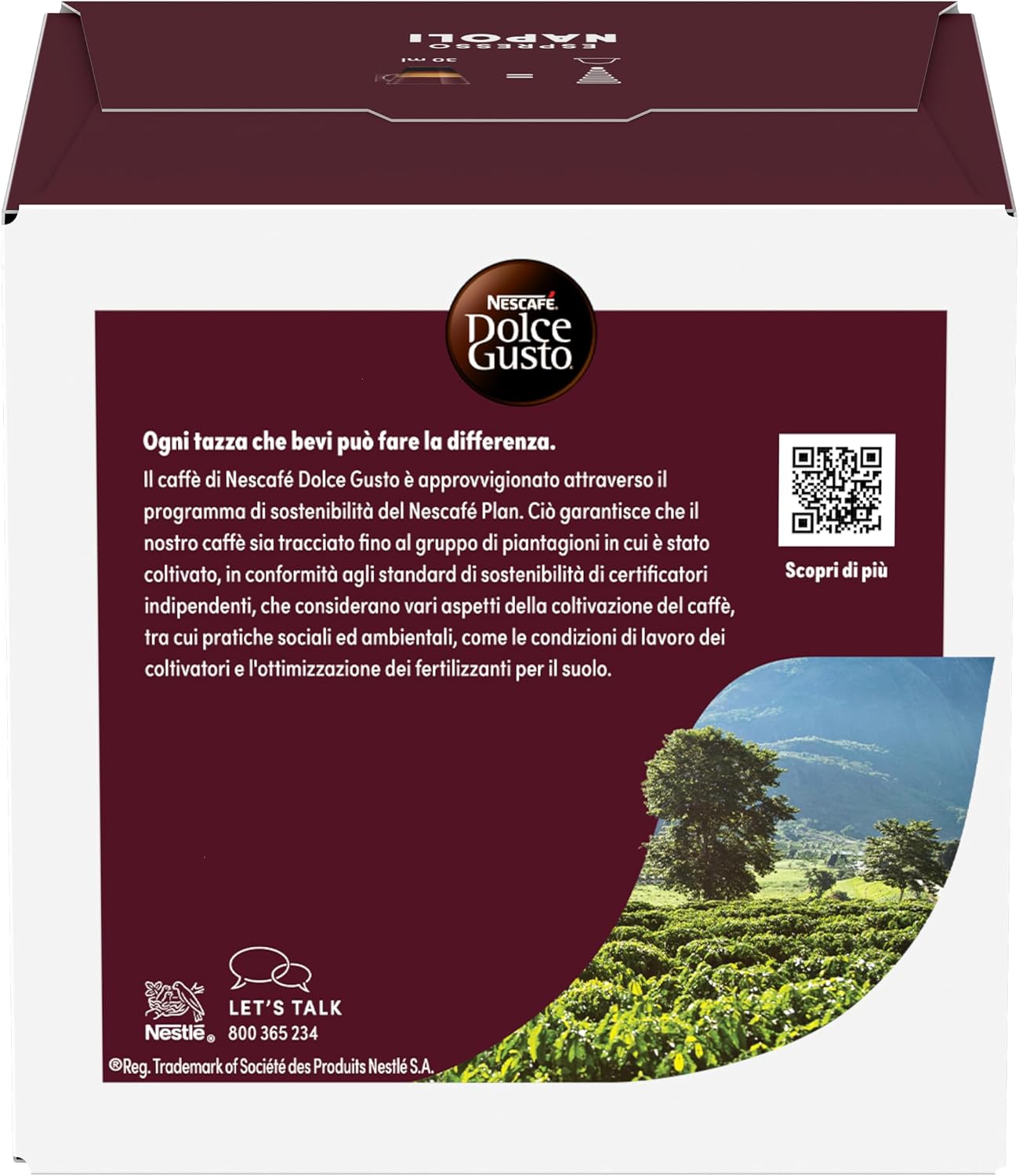 Detalle de NESCAFÉ Dolce Gusto Espresso Napoli Caffè – 96 capsule compatibili, gusto intenso in stile italiano