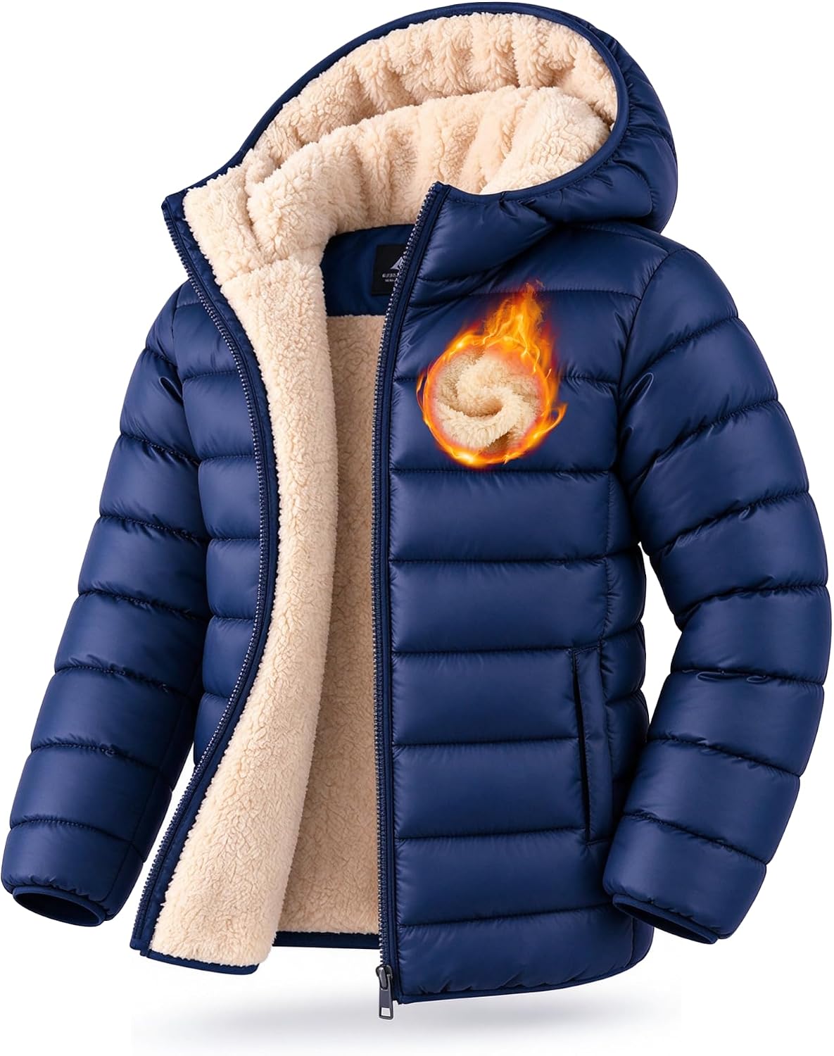 Thumbnail 6 de WENTTUO Kids Winter Jacket with Hood