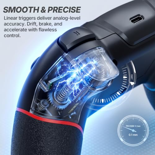 Thumbnail 9 de UPGRADE Manette Switch Pro sans Fil pour Switch 1/2/Lite/OLED/PC – Diswoe