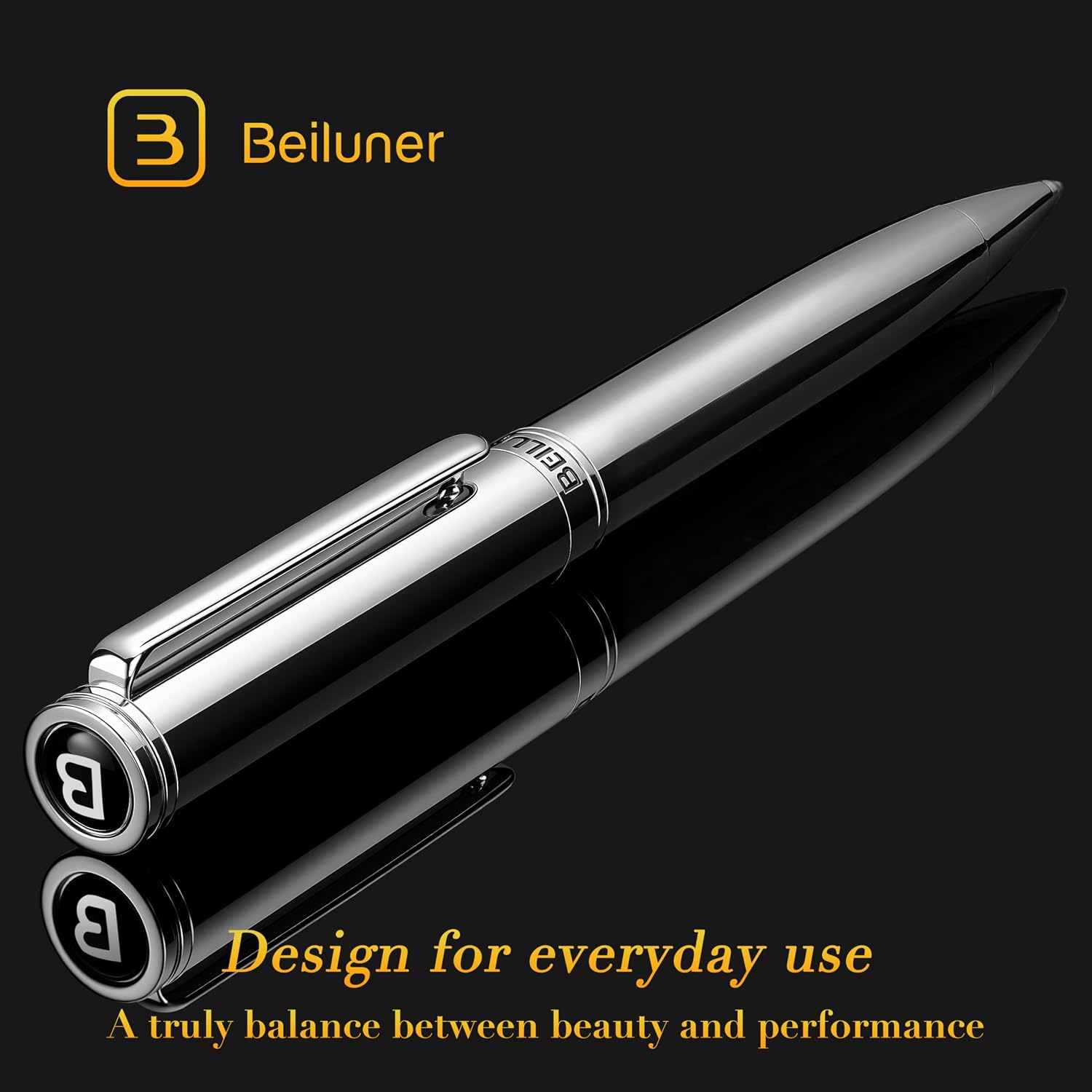 Detalle de BEILUNER Gel Pen with Brass Body