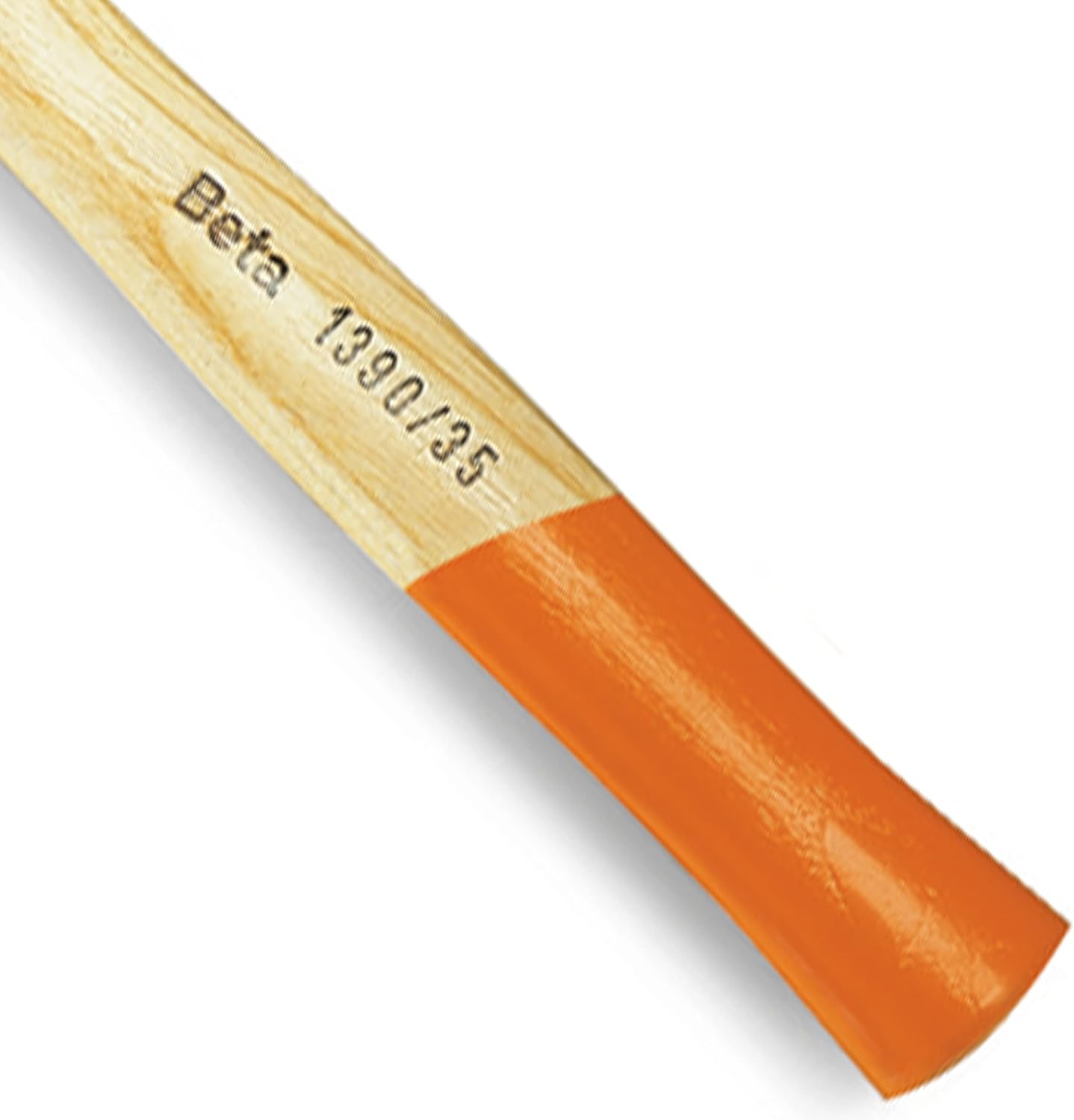 Detalle de BETA Mazzuola Professionale Ø28 mm con Battenti Intercambiabili in Poliuretano – Manico in Legno