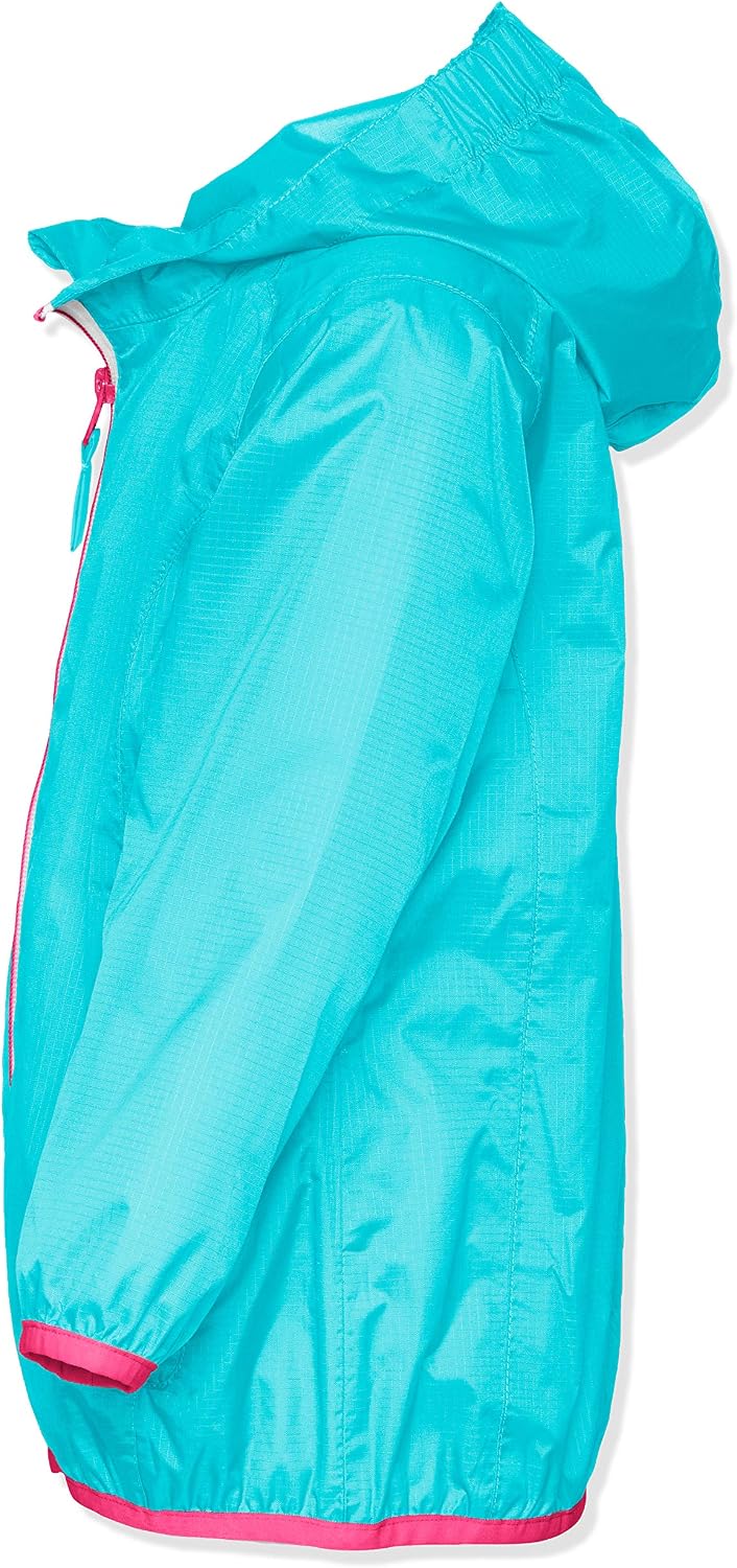 Detalle de Playshoes Unisex Kinder Faltbare Regen-Jacke – wasserdicht, mit getapnten Nähten und praktischem Faltrucksack