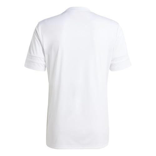 Detalle 2 de adidas Squadra25 camiseta de hombre de manga corta, corte ajustado y poliéster reciclado