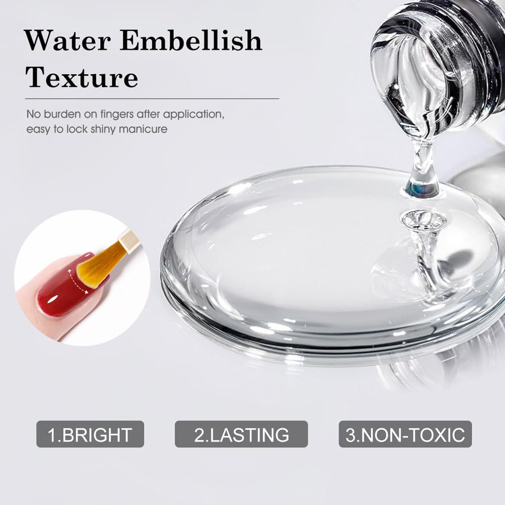 Thumbnail 6 de CANNI 2Pcs Matte Gel Top Coat and Base Coat Set – No Wipe Long Lasting Matte Finish for At-Home Manicures