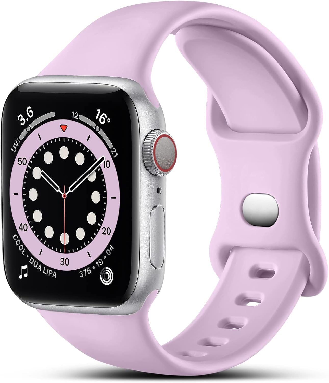 Detalle de CeMiKa Compatible Apple Watch Strap Lavender 44mm