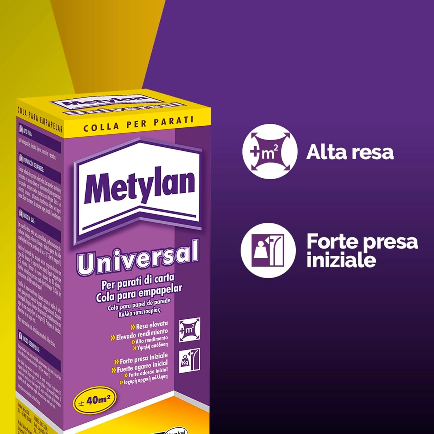 Detalle de Henkel Metylan Universal colla parati 125 g