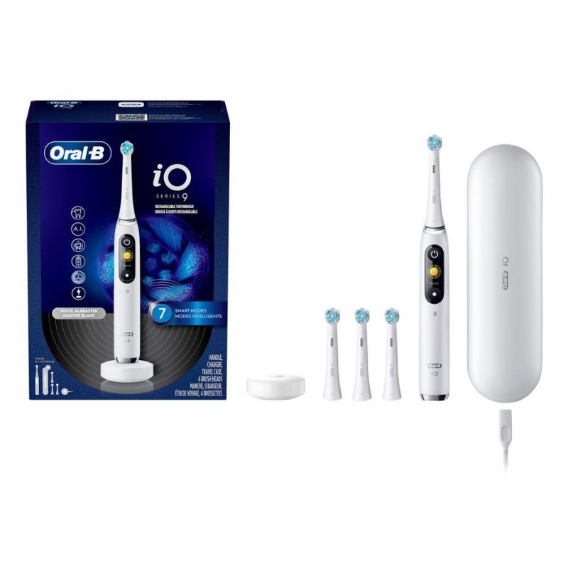 Detalle de Cepillo de Dientes Oscilante Rotativo Oral-B iO Series9 7 Modos con 1 Cabezal y Sensor de Presión