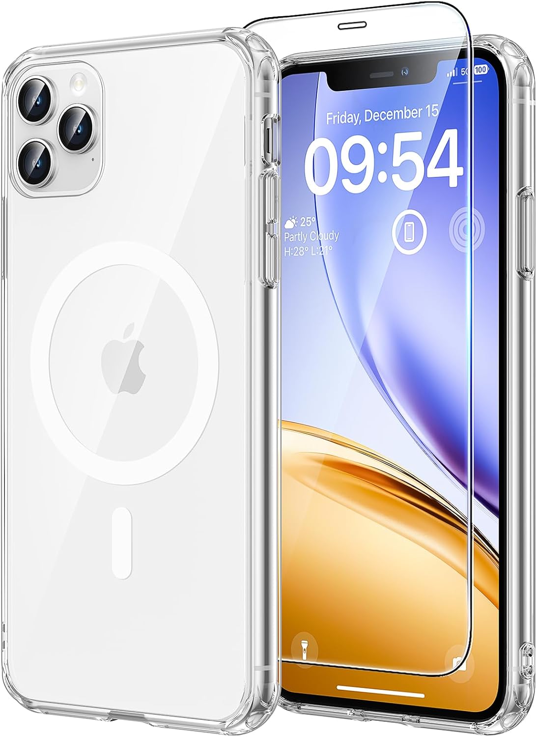 Thumbnail 6 de TAURI Hülle für iPhone 15 (6,1") mit Panzer-Schutzglas, MagSafe-Kompatibilität & 360° Schutz