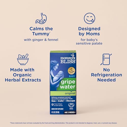 Thumbnail 2 de Mommy's Bliss Gripe Water Original — Infant Gas & Colic Relief (4 oz)