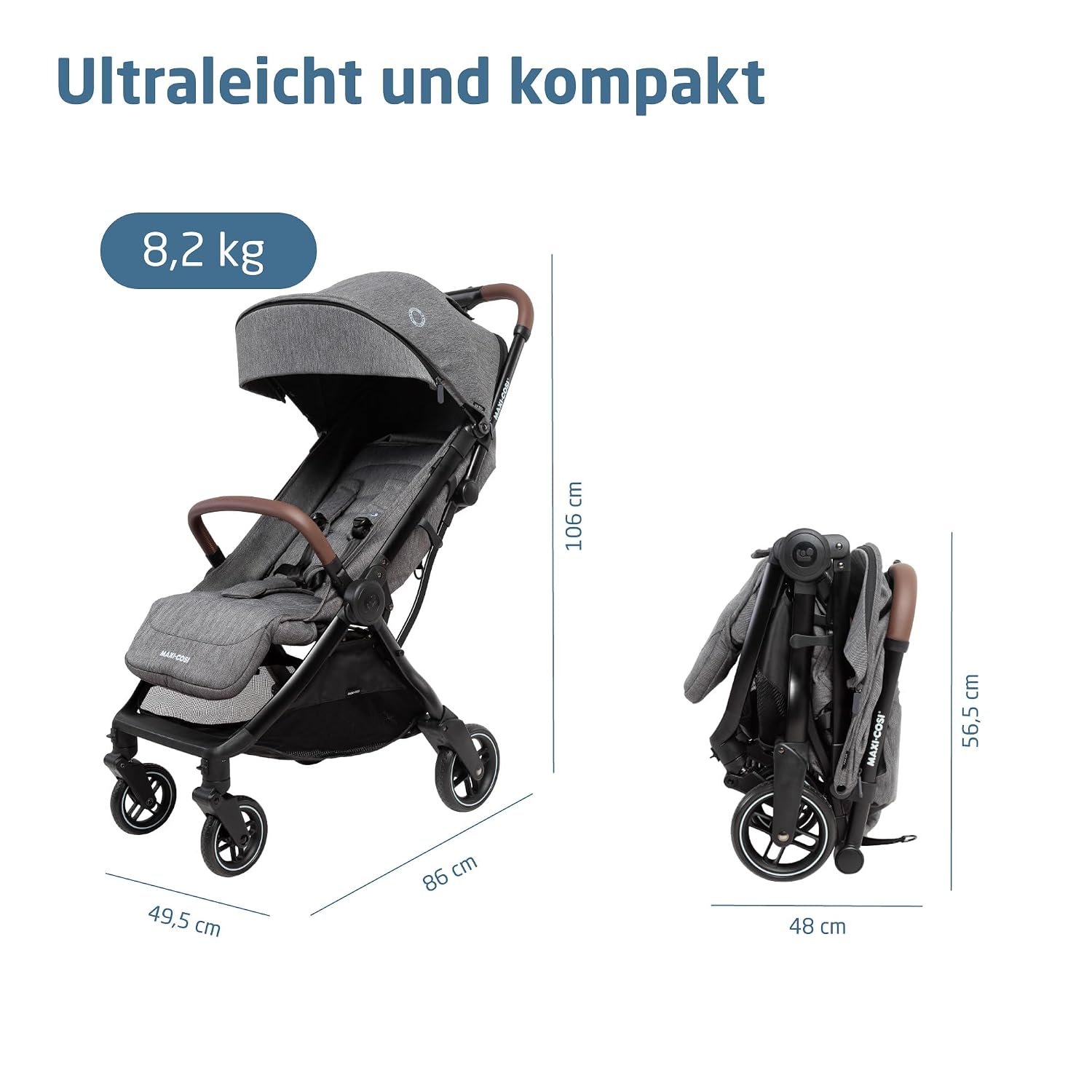 Thumbnail 3 de Maxi-Cosi Eva3 Kinderwagen 0–22 kg 🚼