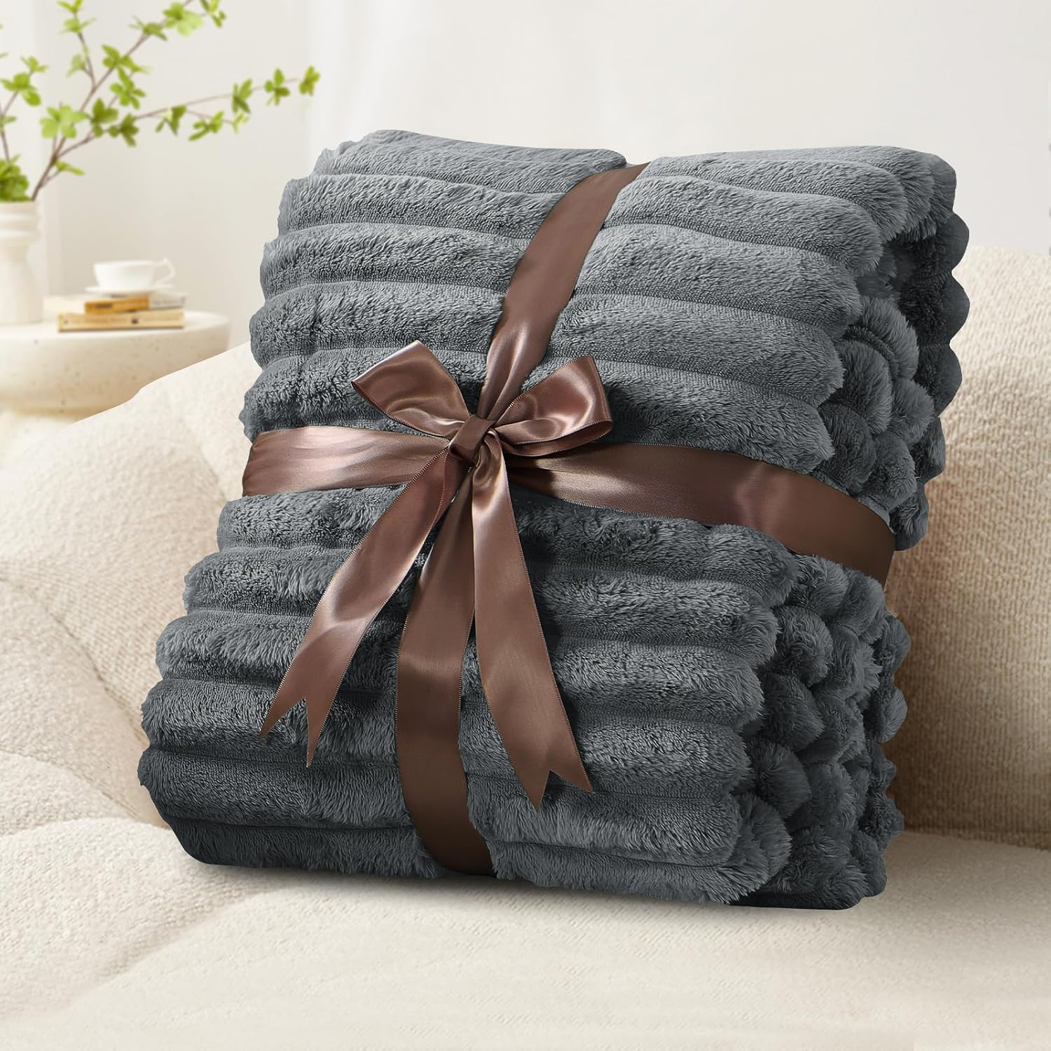 Detalle de RUIKASI fleece throw blanket 150x200cm