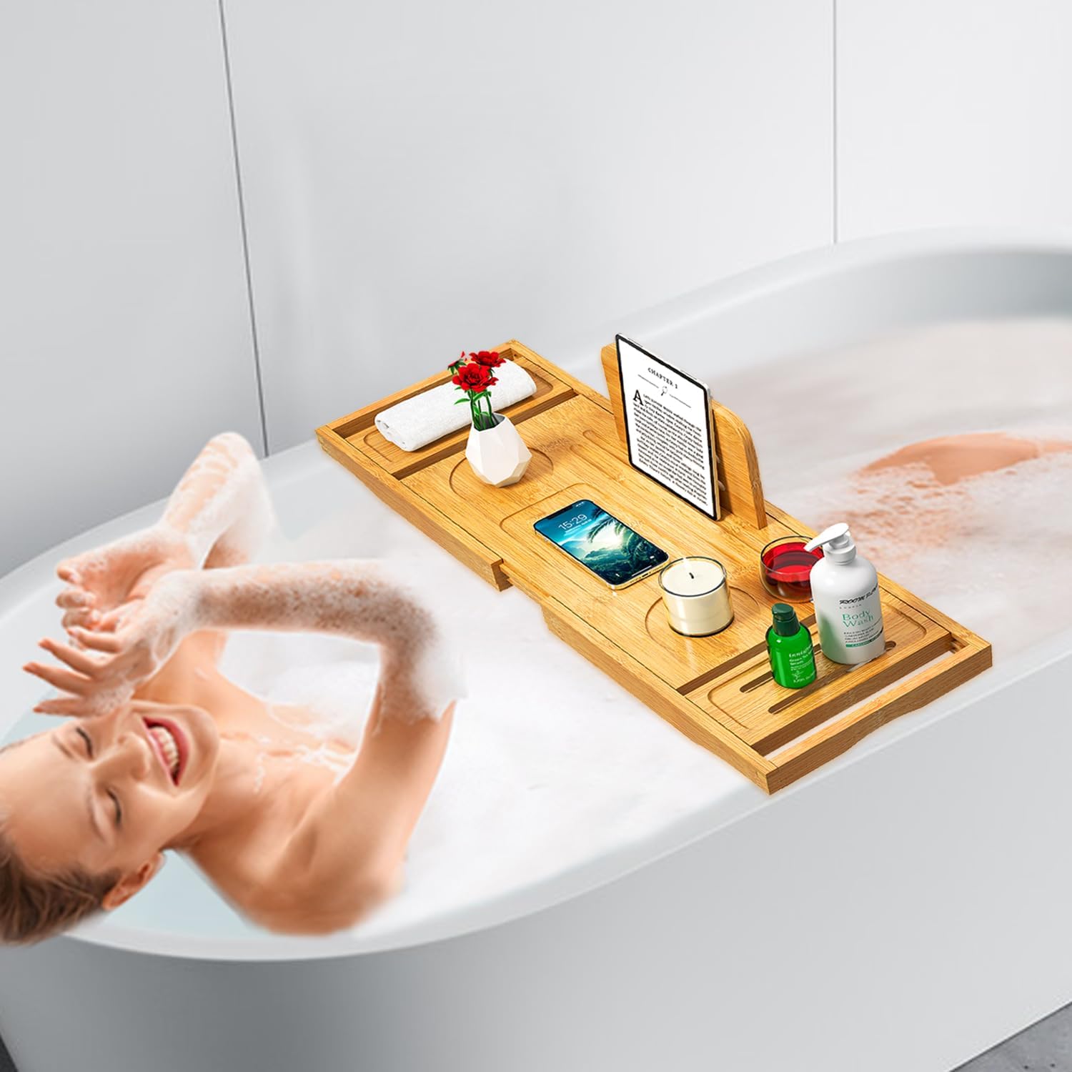 Thumbnail 5 de Badewannenablage ausziehbar 70–82 cm