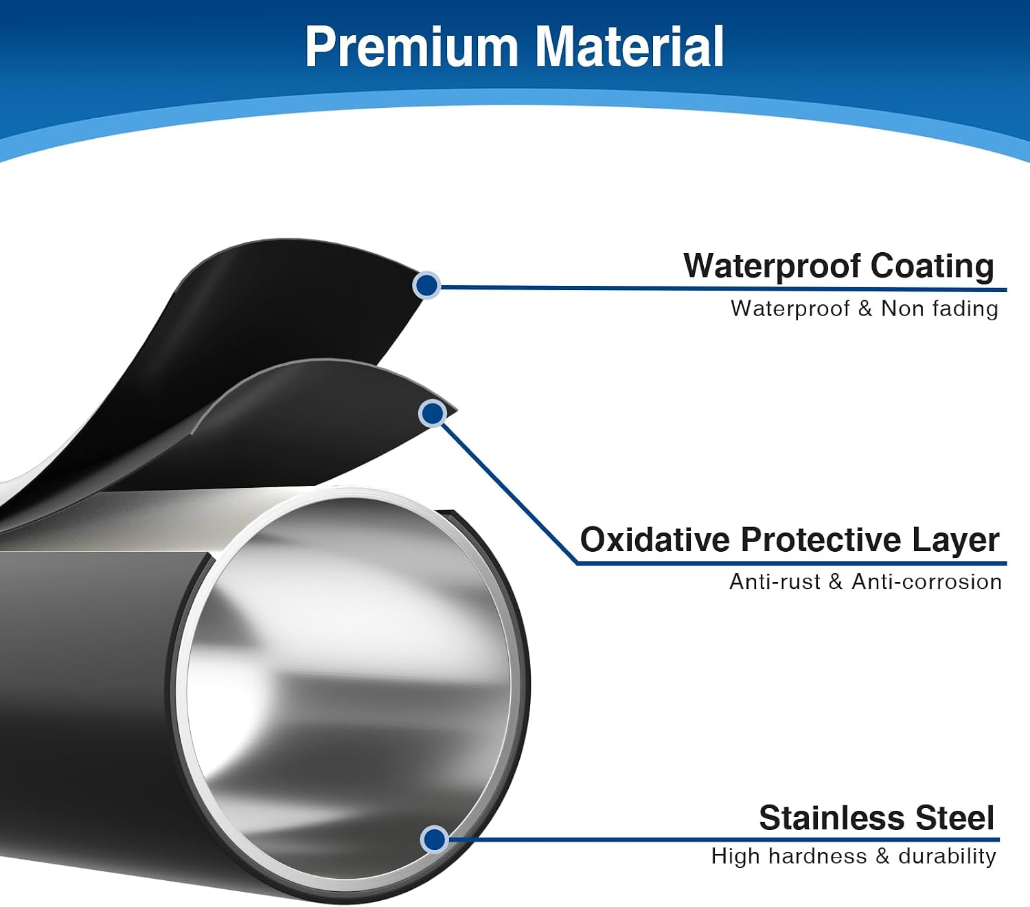 Thumbnail 2 de Free-Standing Stainless Steel Toilet Roll Holder with Top Shelf (holds 4 rolls)