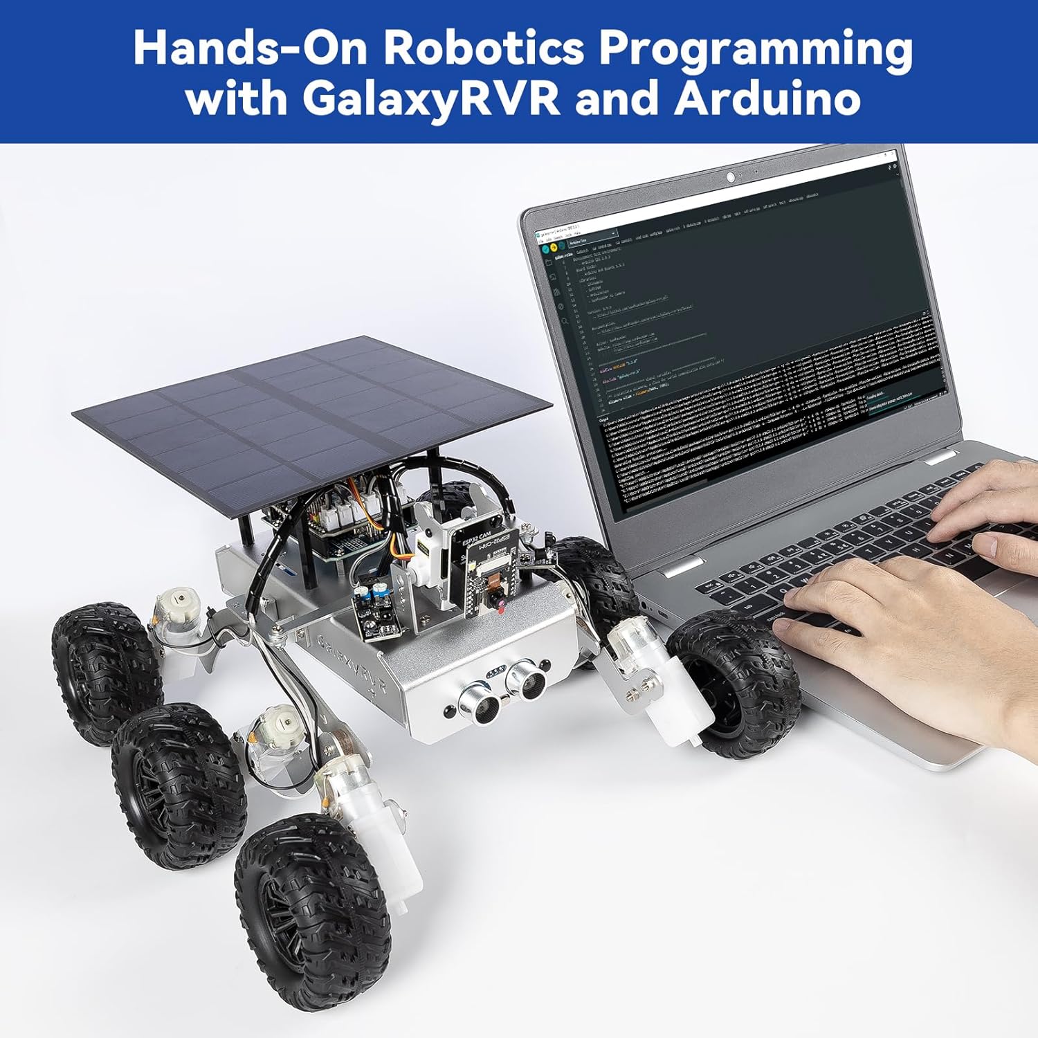 Thumbnail 2 de SUNFOUNDER GalaxyRVR Mars Rover Kit – Arduino UNO R3, ESP32 Cam et FPV en temps réel