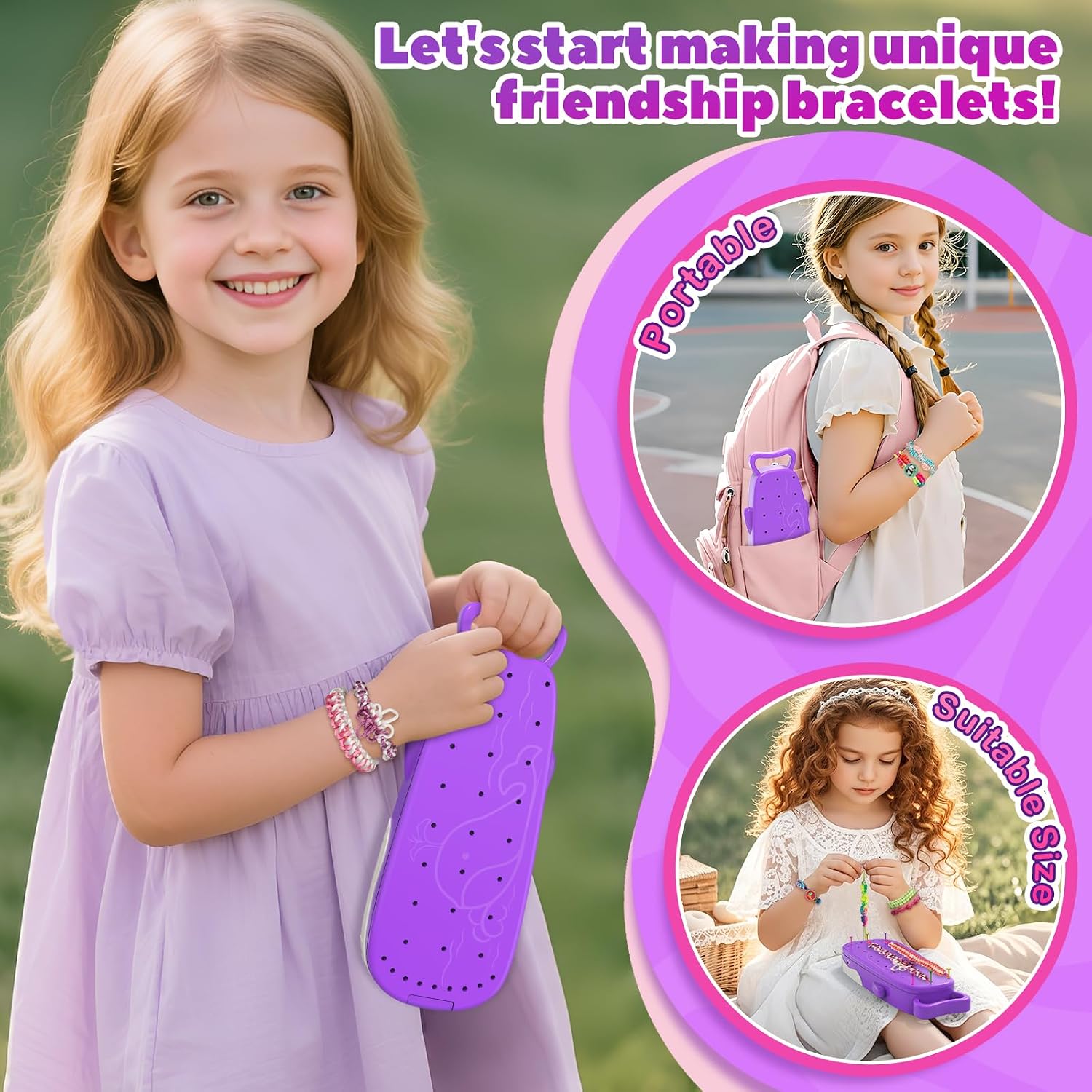 Detalle 1 de Whale bracelet making kit 16 bracelets