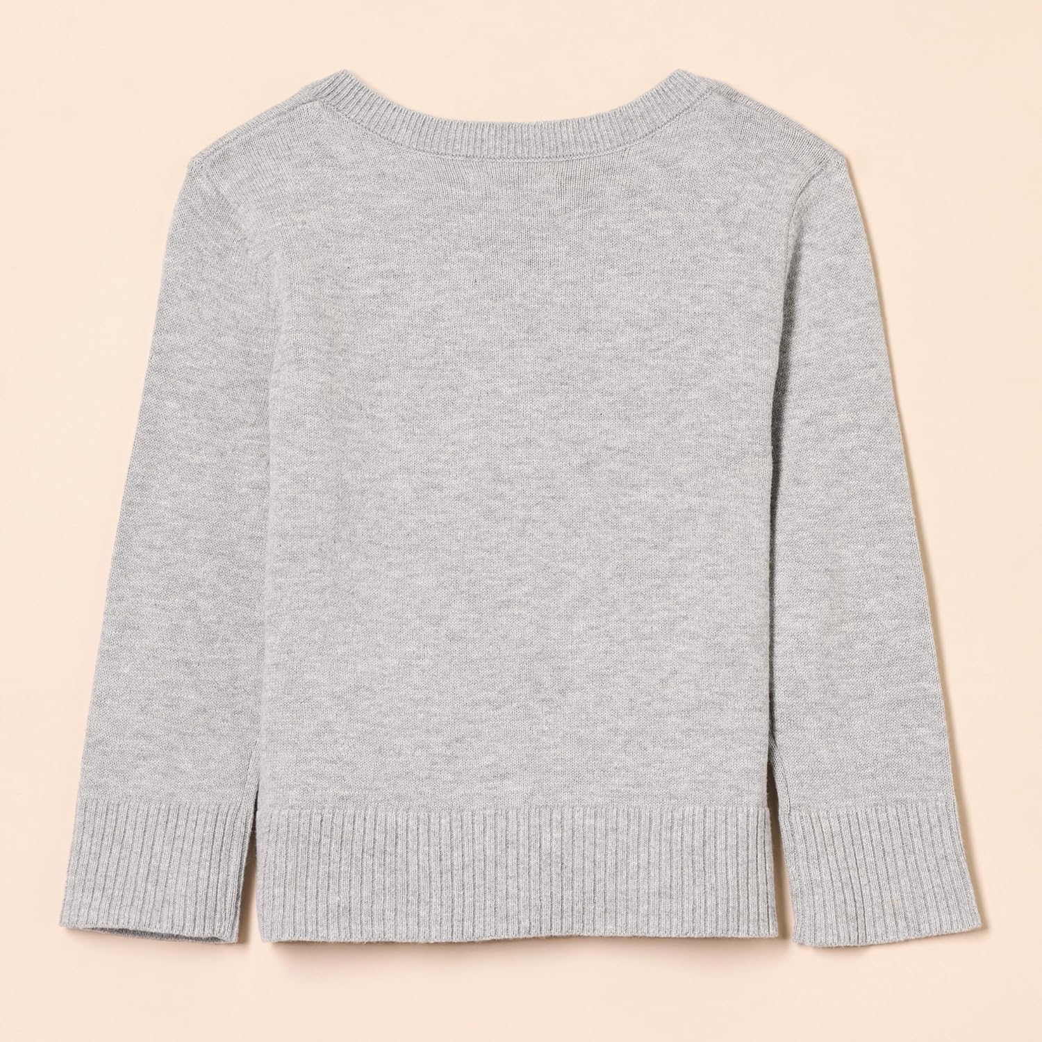 Detalle de Uniform slim fit cardigan sweater for girls