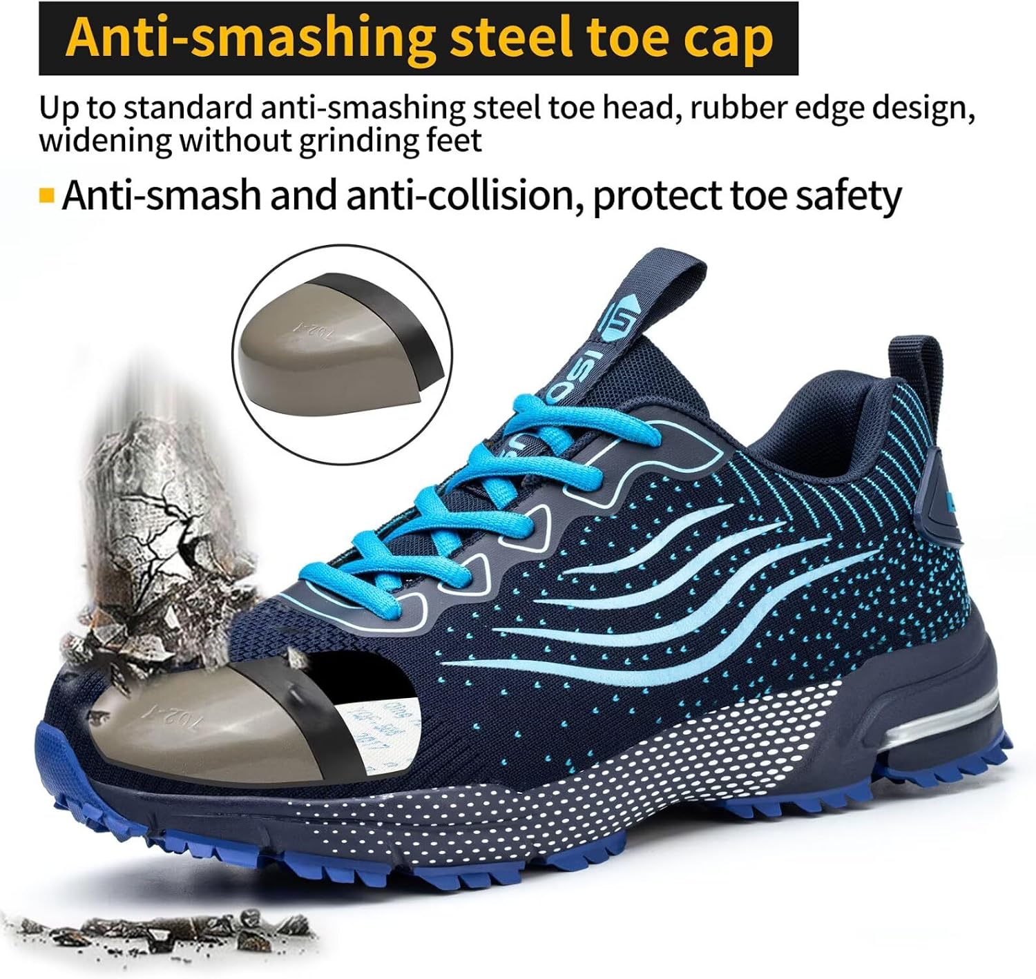 Detalle de CYKYGGO Chaussures de sécurité bleu 41