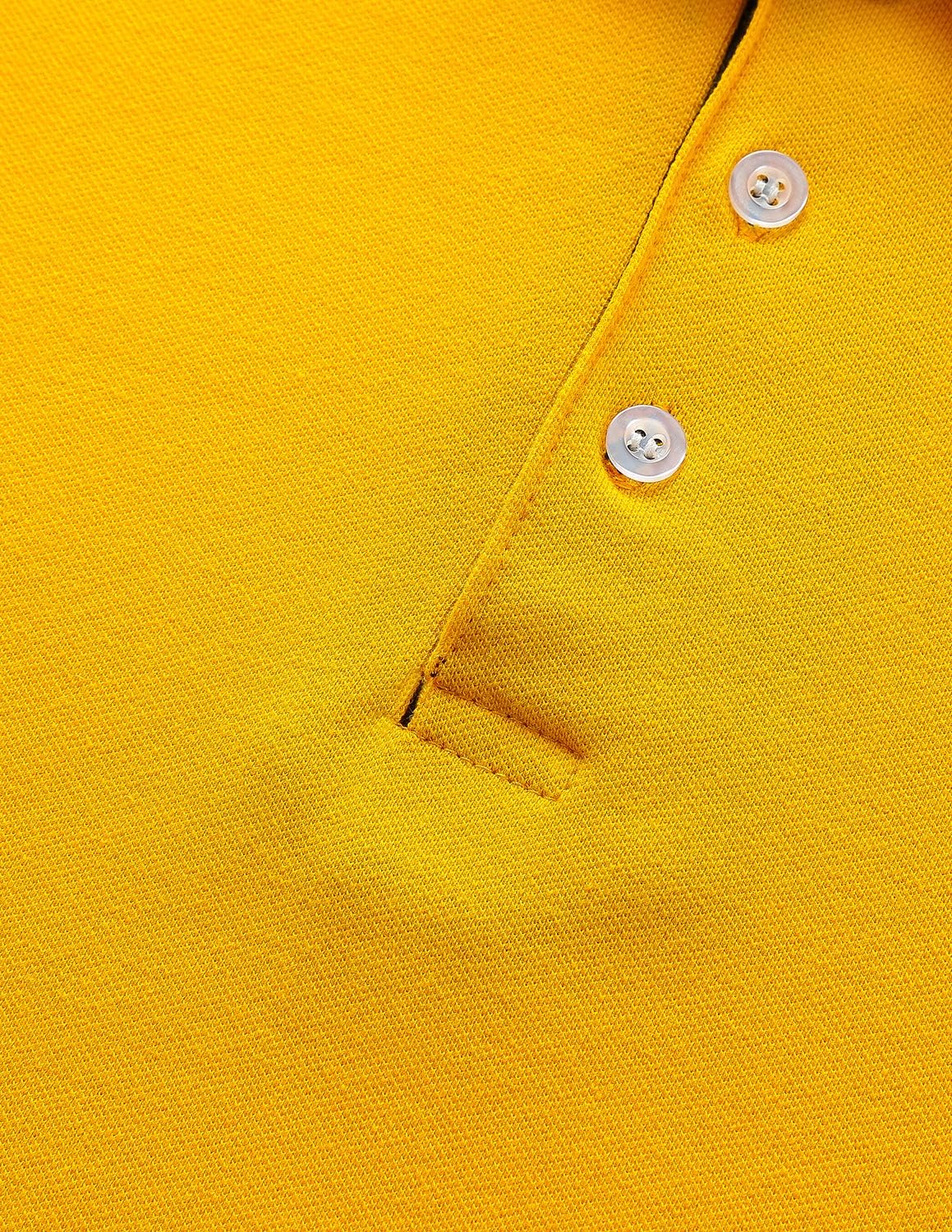 Detalle de GNRSPTY Herren Polohemd Kurzarm mit Giraffen-Stickerei, Einfarbig, Größen M–3XL
