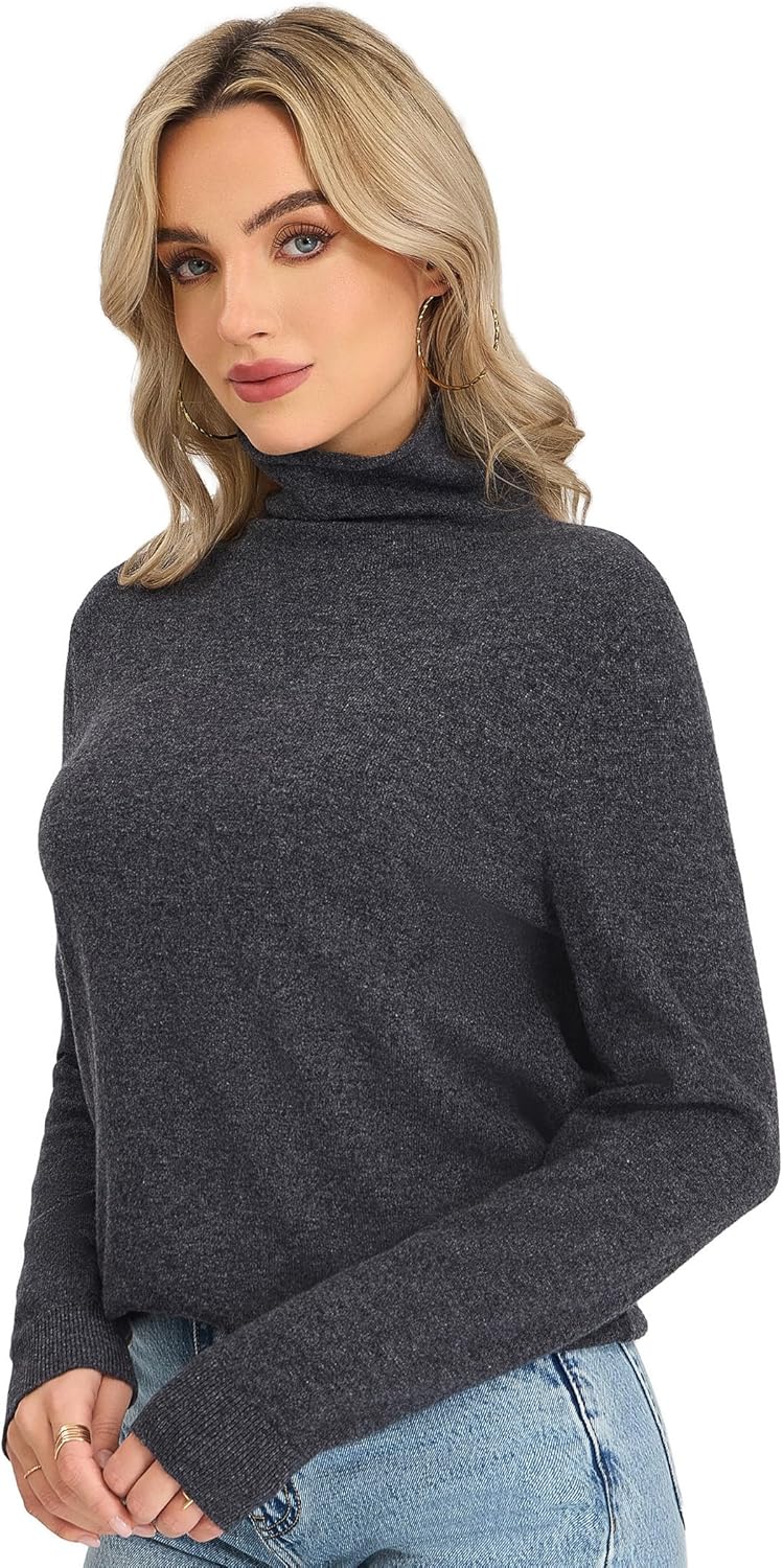 Thumbnail 1 de VETLURY Rollkragenpullover aus 100% Merinowolle – figurbetonter Feinstrick mit Stehkragen