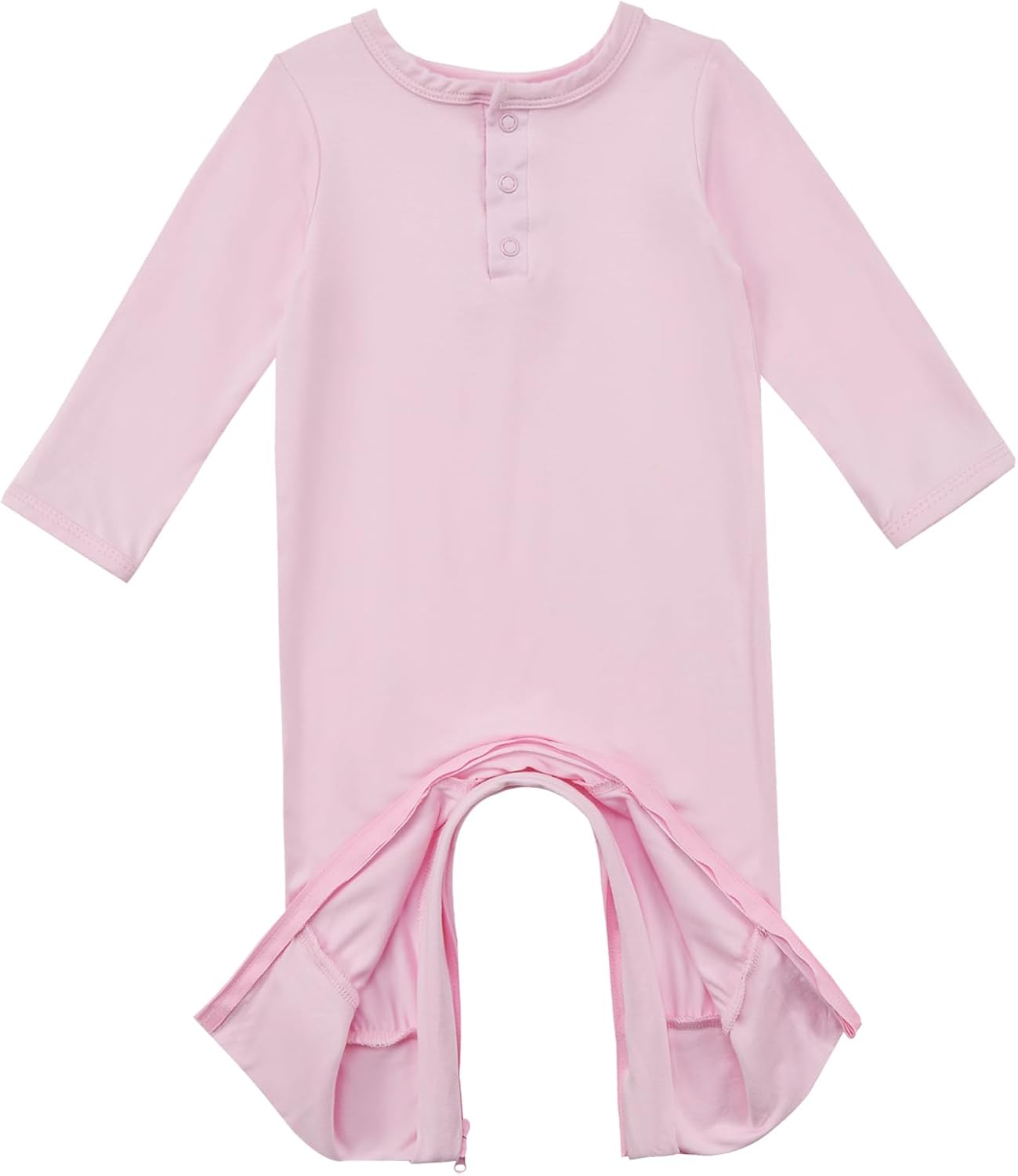 Thumbnail 2 de Bamboo sleepsuit romper with 2-way zipper