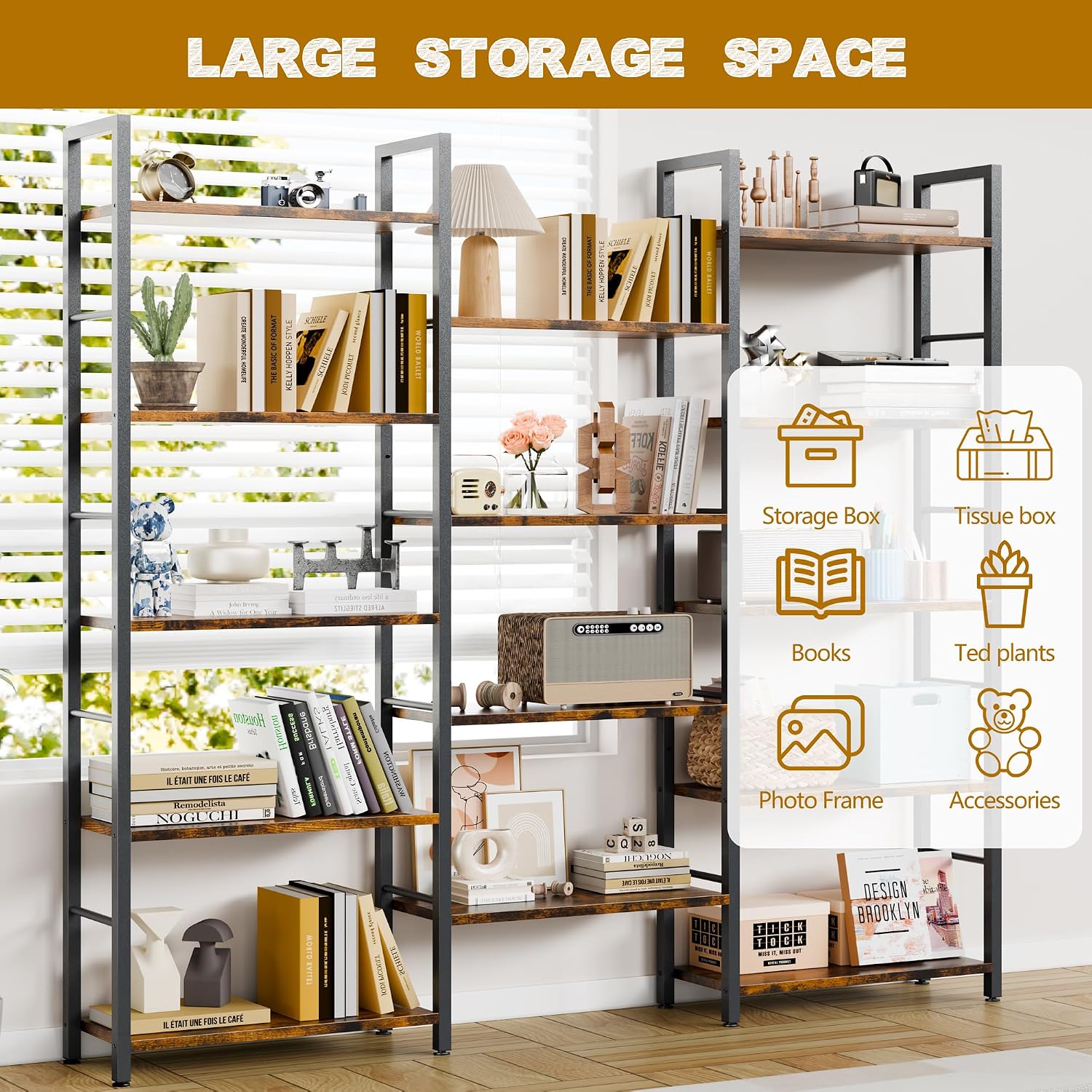 Thumbnail 6 de Shintenchi Bookshelf, 5-Tier