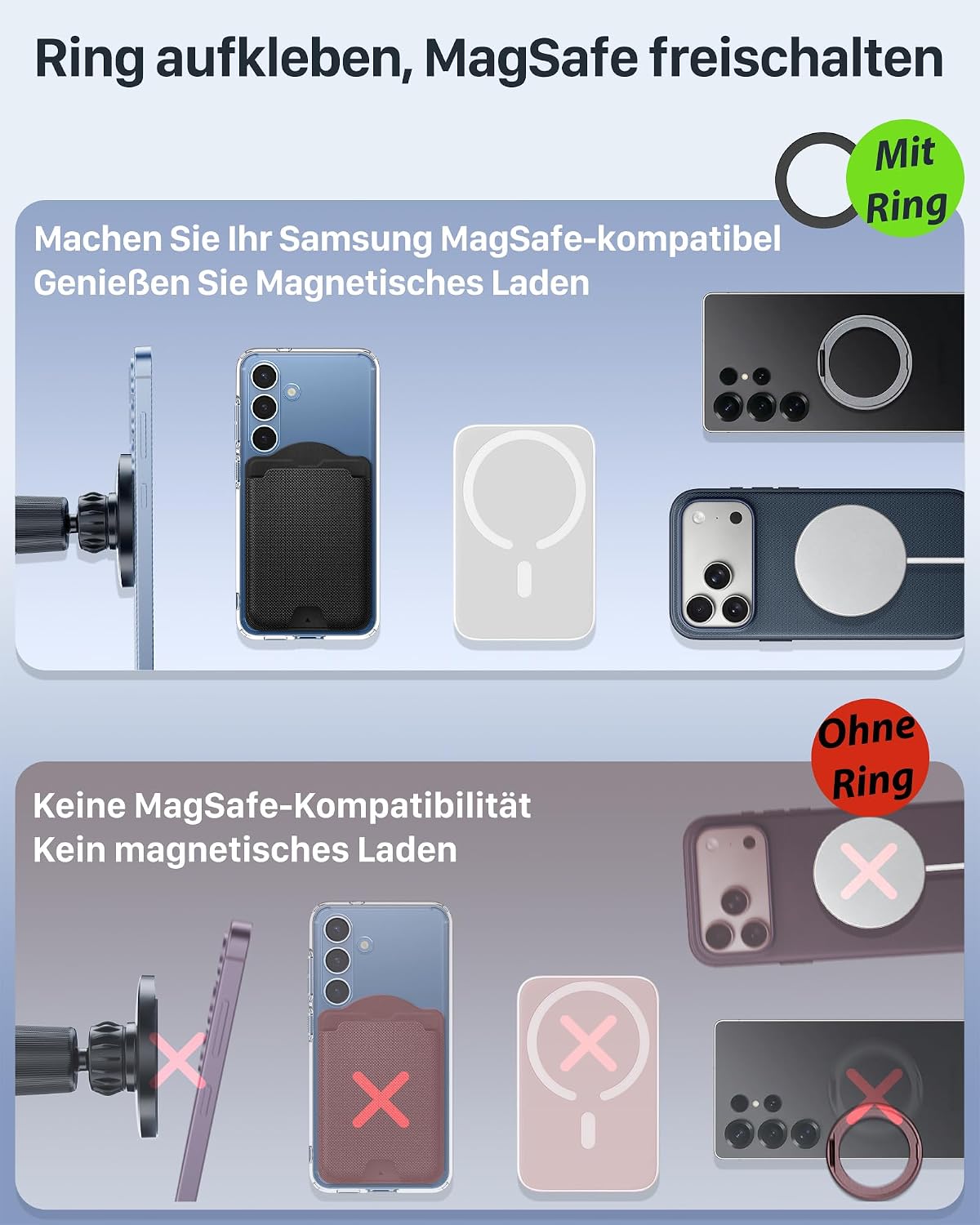 Thumbnail 1 de YOSH Magnetring für MagSafe kompatibel