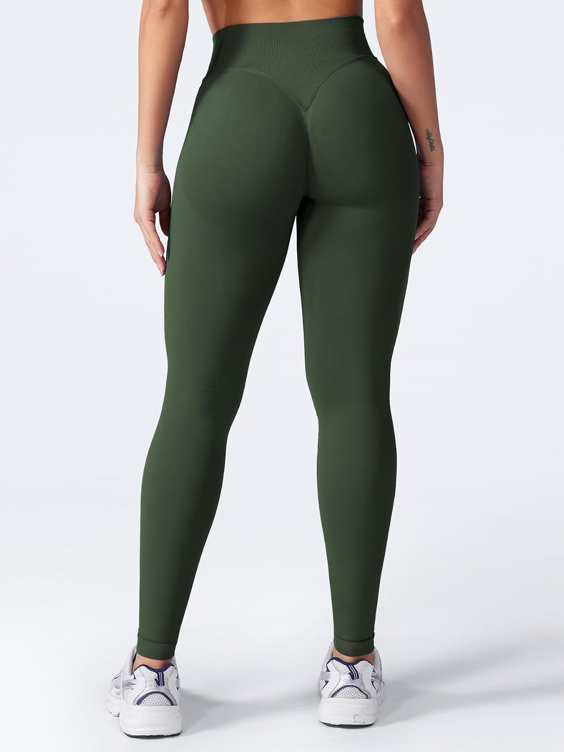 Detalle 2 de VOYJOY Seamless Workout Leggings, 25.6-Inch Inseam
