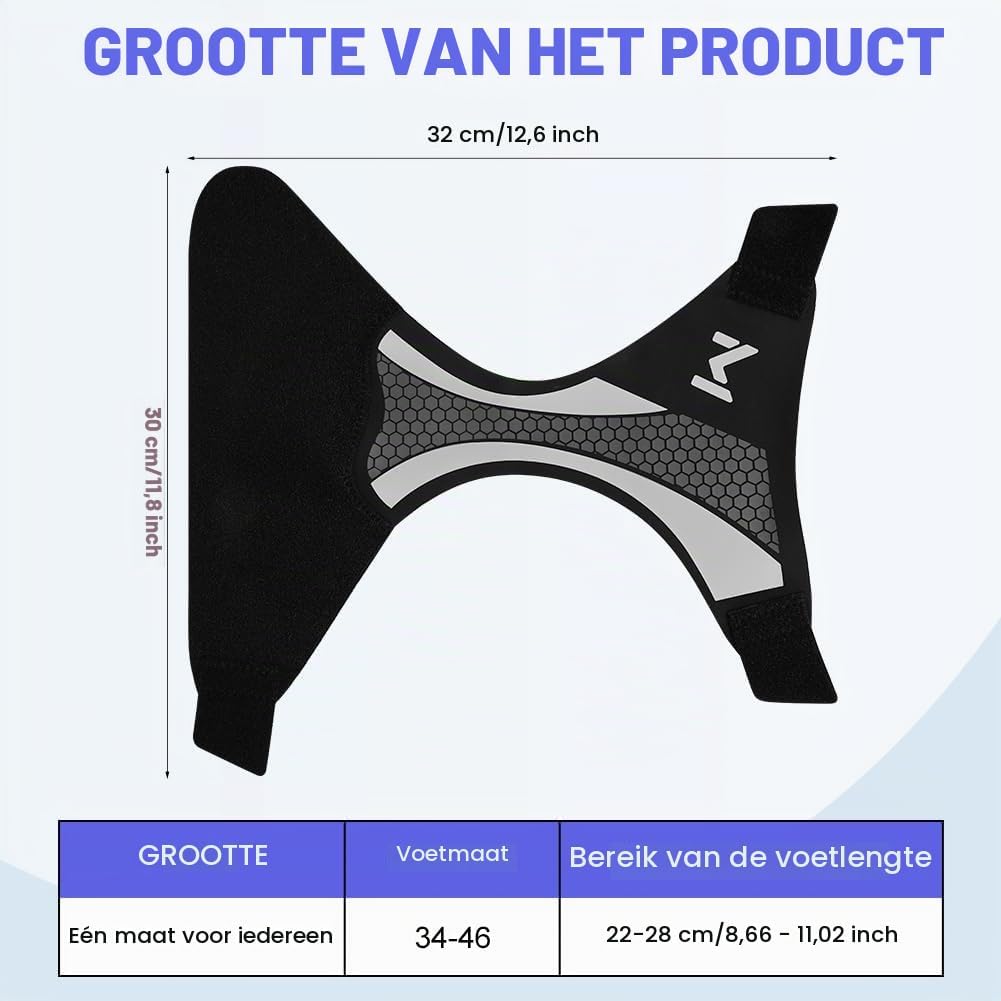 Detalle de Beugo 5552005 enkelbandage met Y-design, verstelbare band, 2 stuks