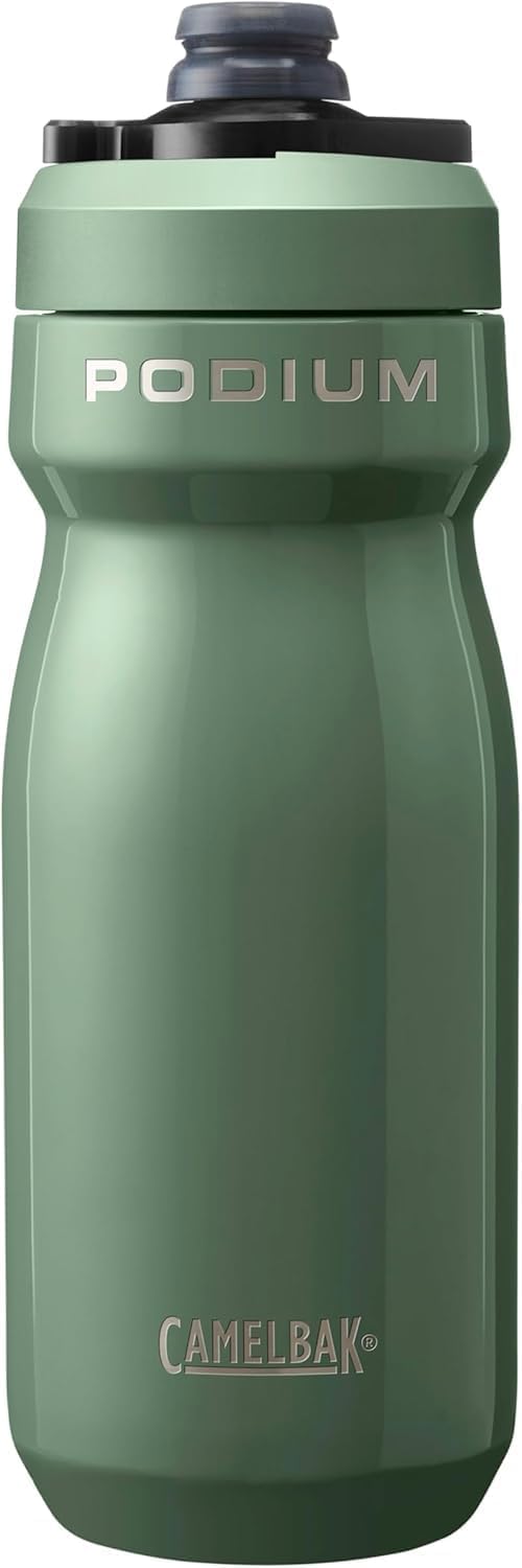 Detalle de CAMELBAK ポディウム ステンレス 自転車用断熱ボトル 530ml モス 真空断熱